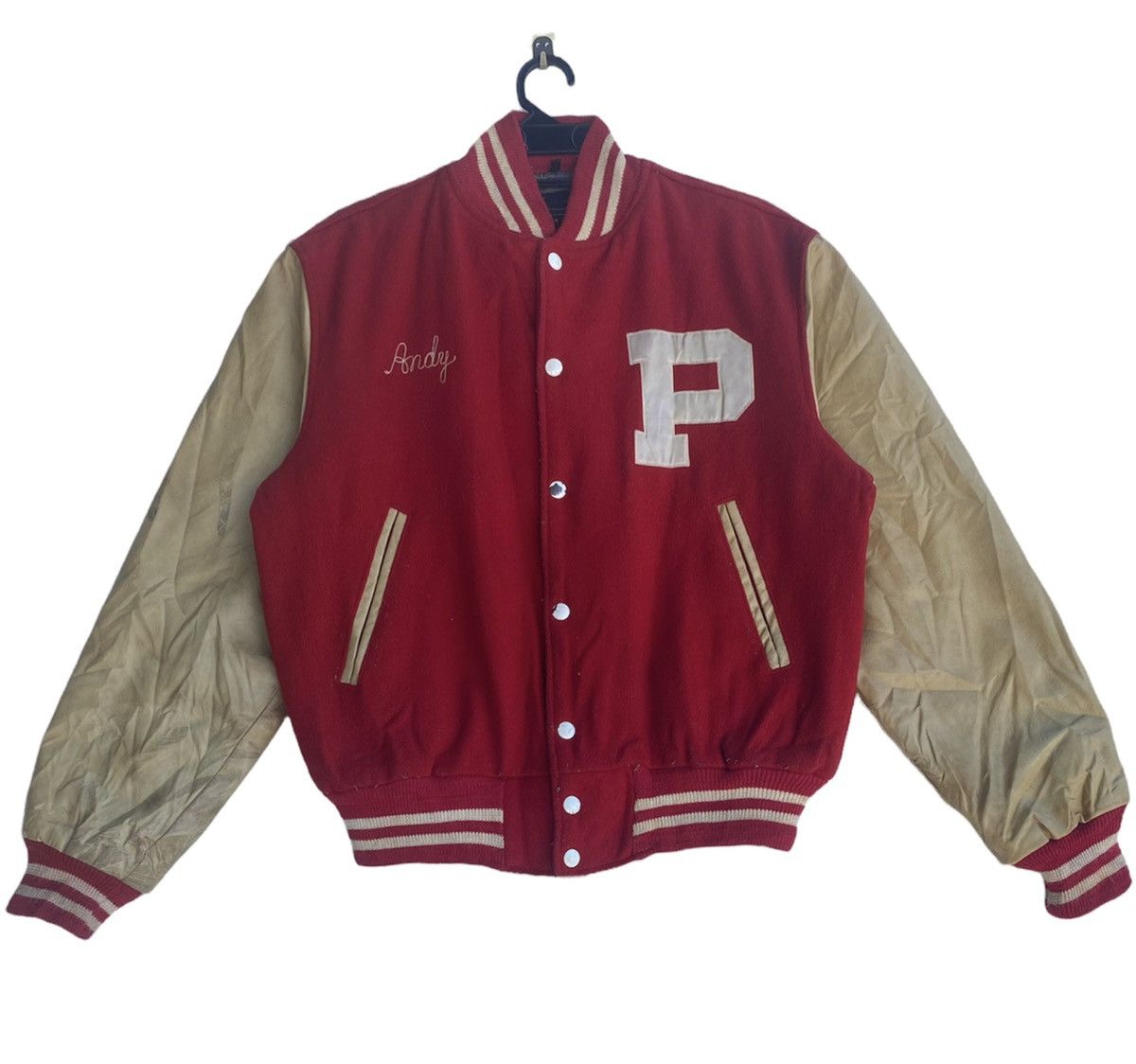 Champion × Vintage 70s Champion letterman varsity snap button jacket Size US M / EU 48-50 / 2 - 1 Thumbnail