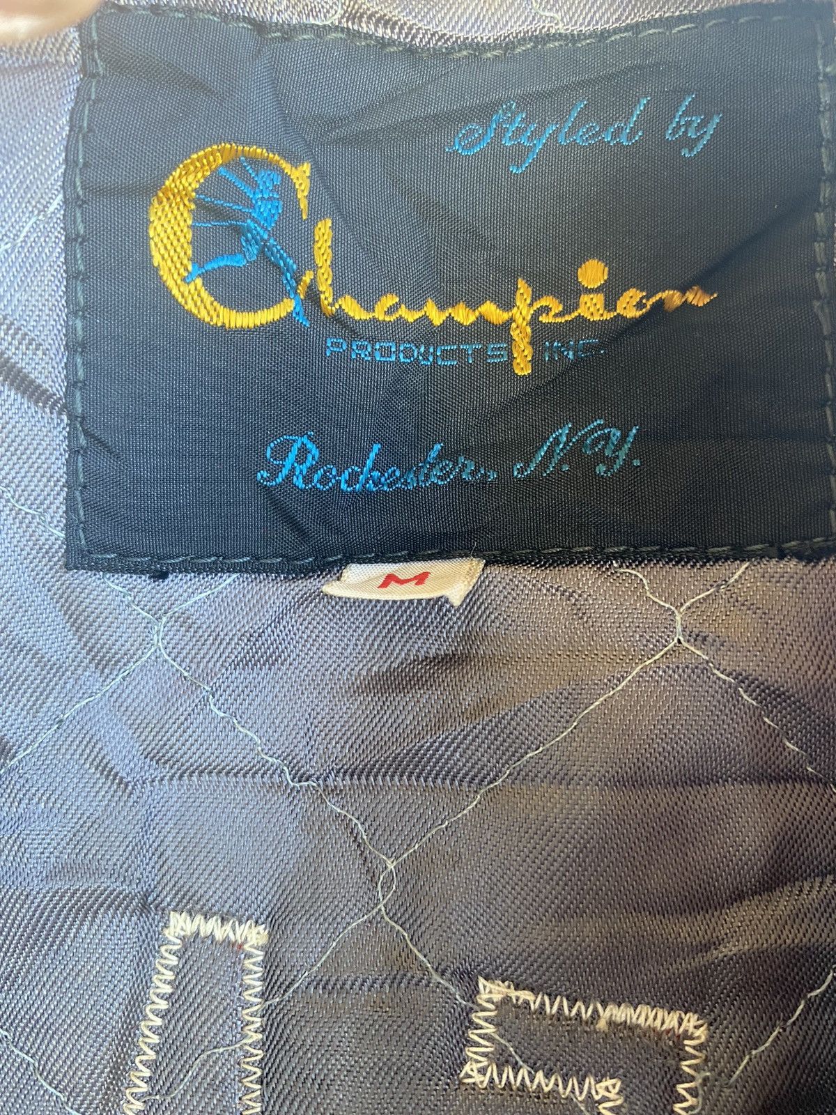 Champion × Vintage 70s Champion letterman varsity snap button jacket Size US M / EU 48-50 / 2 - 11 Thumbnail