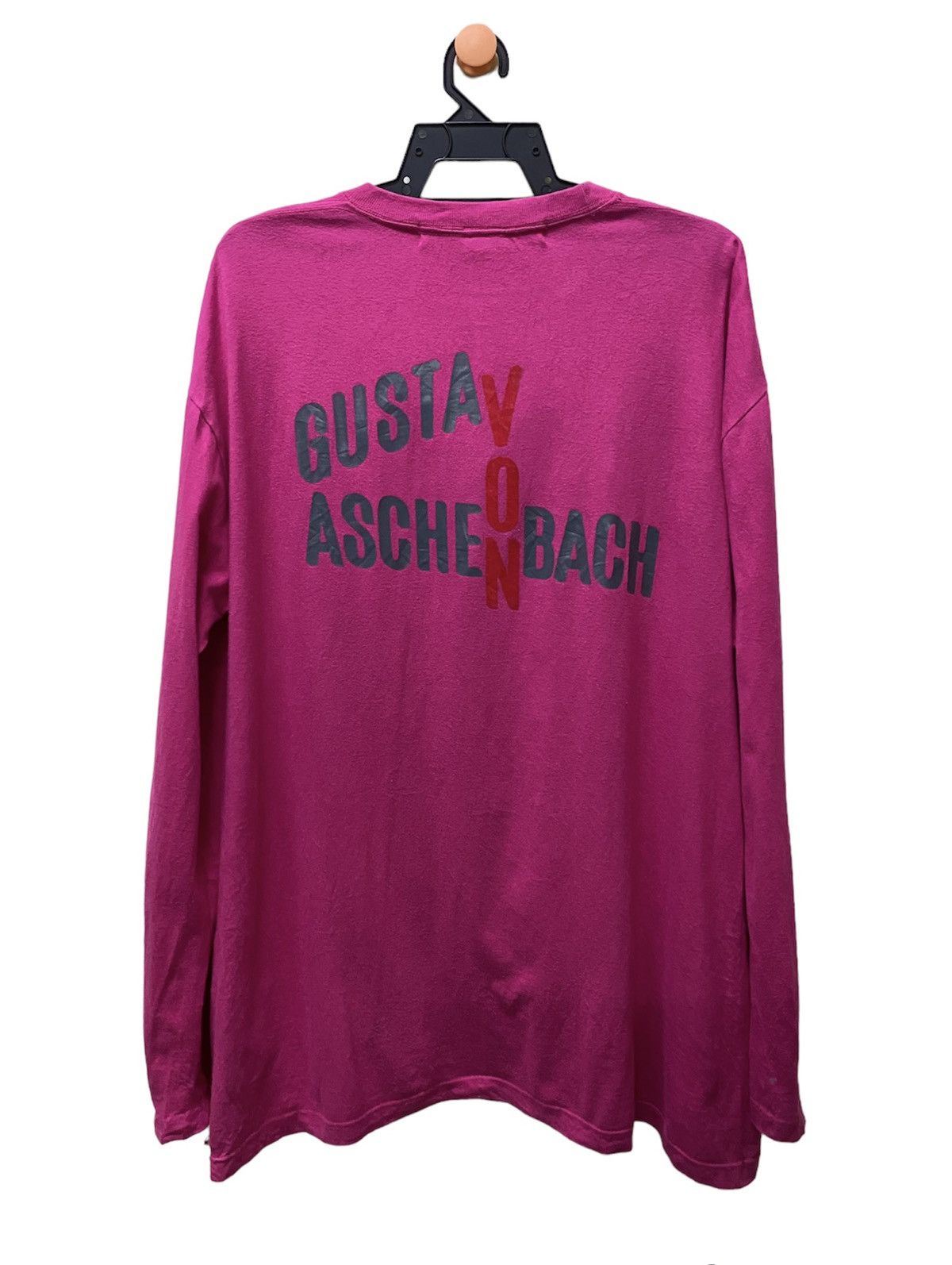 Gustav Von Aschenbach Big Logo Back Hit Longsleeve T Shirt Long Sleeve T  Shirts, image size:1200x1594