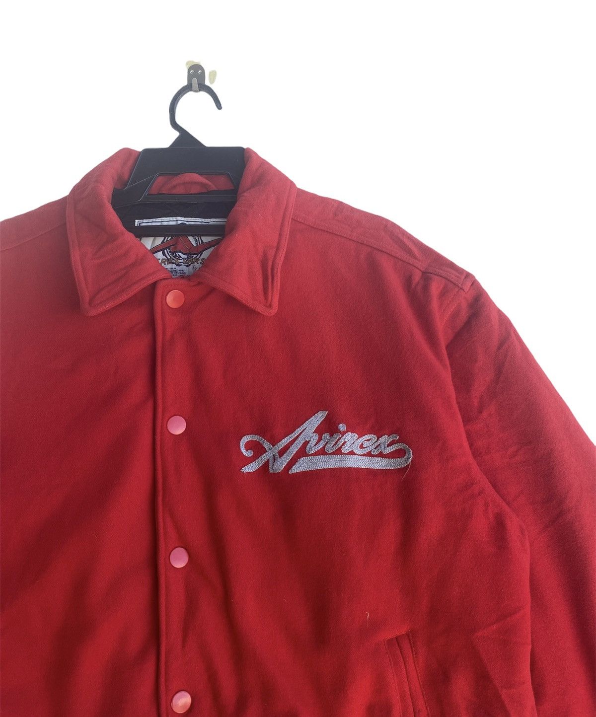 Avirex × Vintage Avirex varsity New York logo spell out wool jacket Size US L / EU 52-54 / 3 - 5 Thumbnail