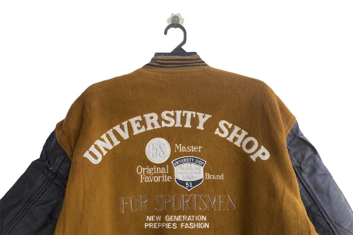 Vintage Vintage University Shop embroidered logo stadium jacket Size US L / EU 52-54 / 3 - 2 Thumbnail