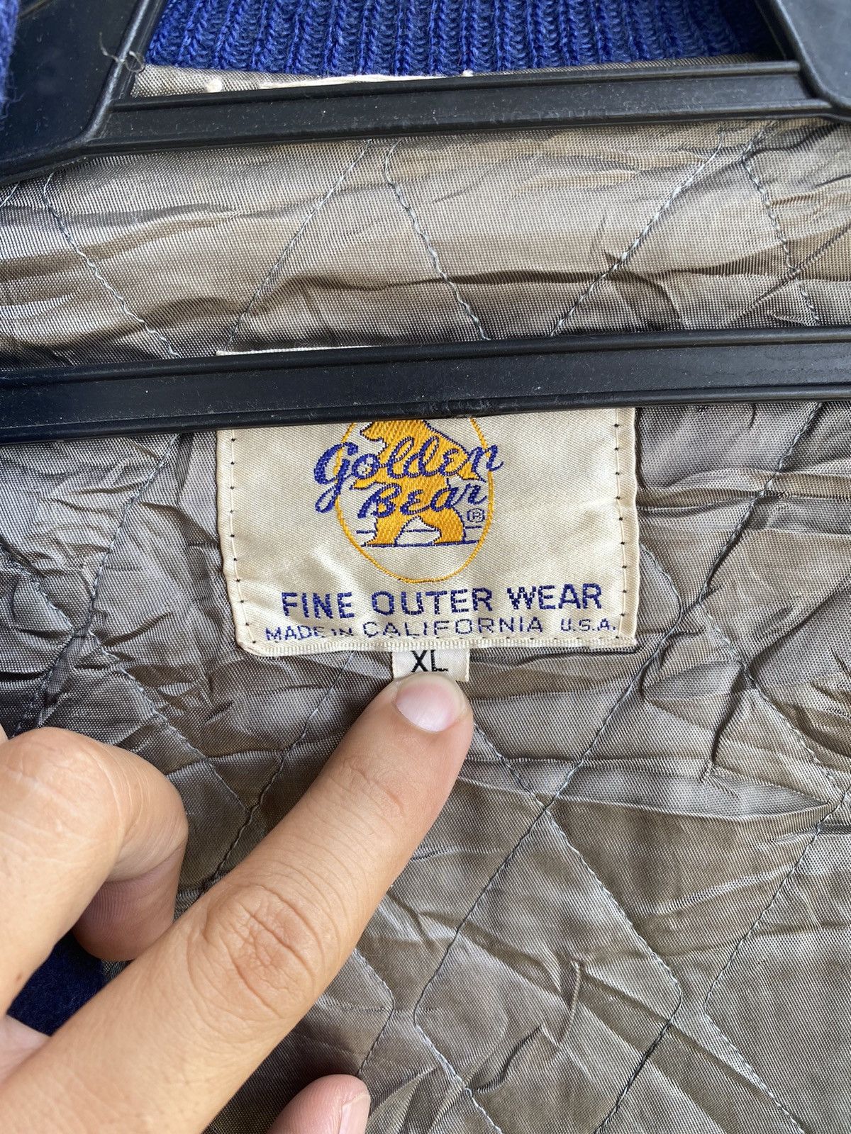Golden Bear × Vintage Vtg 70s Golden Bear varsity jacket Size US XL / EU 56 / 4 - 5 Thumbnail