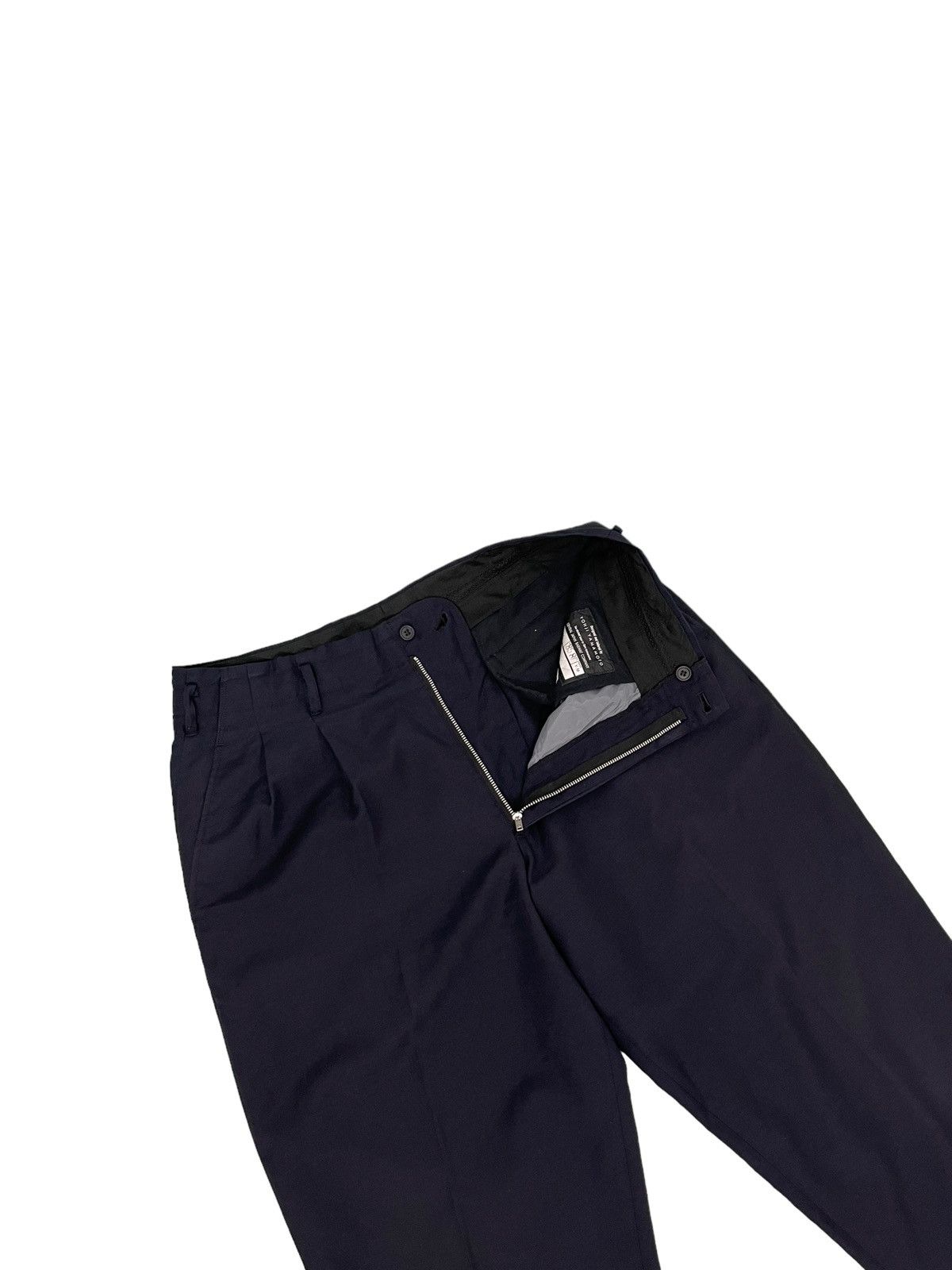 Yohji Yamamoto Yohji Yamamoto Wool Wide Trouser Central Railway Jpn 48🟦 Size US 33 - 17 Thumbnail