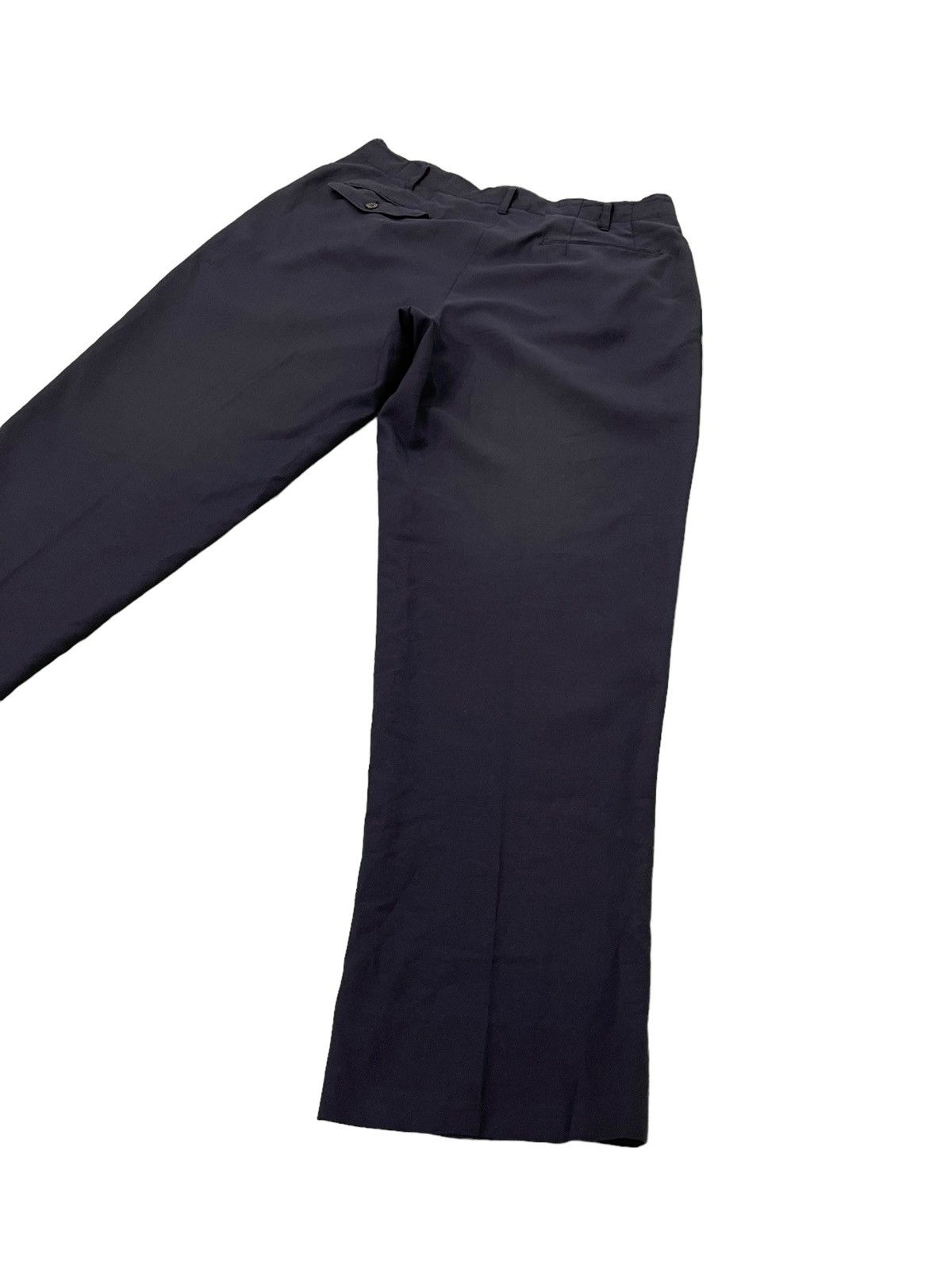 Yohji Yamamoto Yohji Yamamoto Wool Wide Trouser Central Railway Jpn 48🟦 Size US 33 - 3 Thumbnail