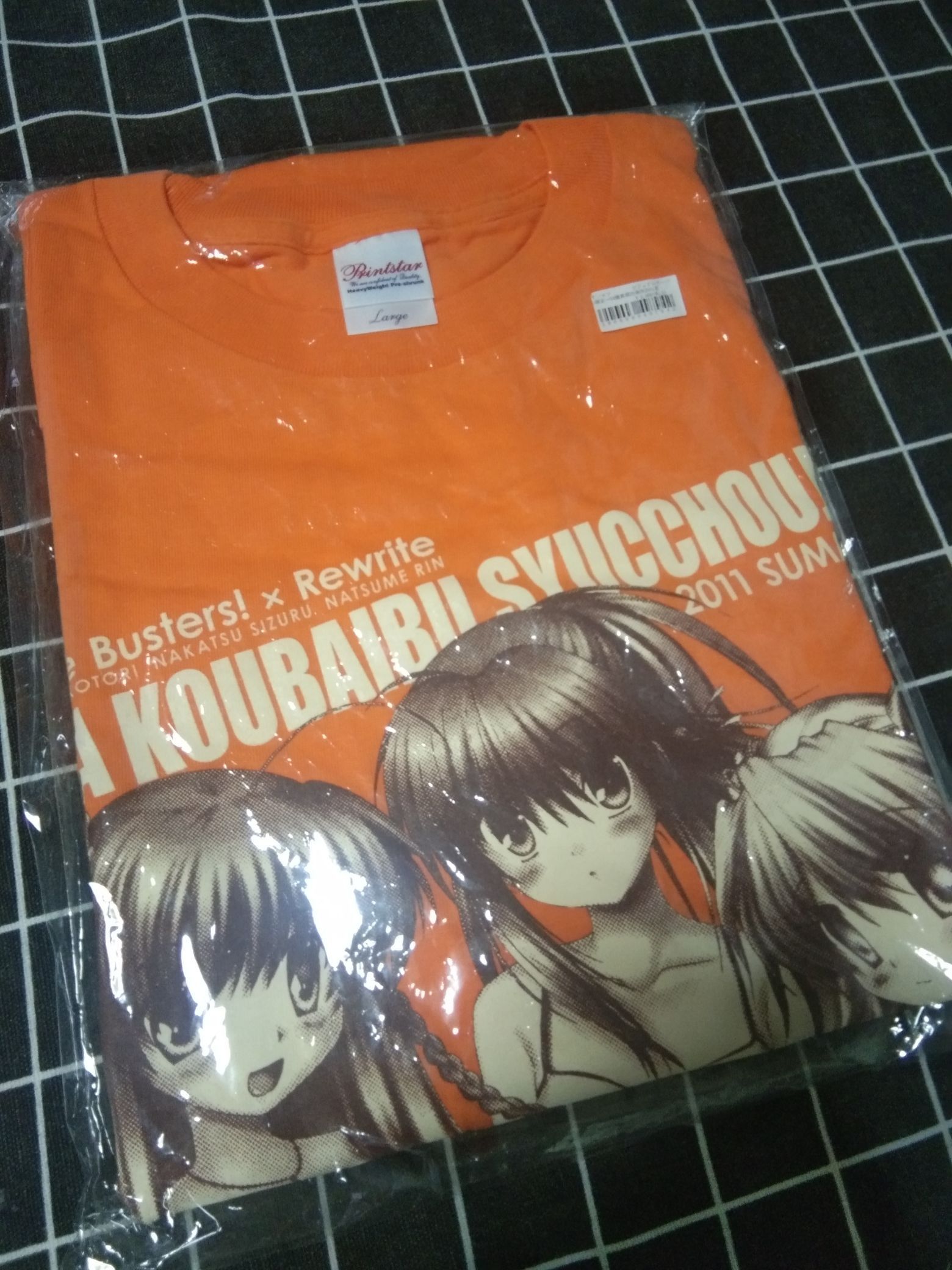 Japanese Brand NEW 2011 Little Busters tshirt anime waifu deadstock Size US L / EU 52-54 / 3 - 1 Thumbnail
