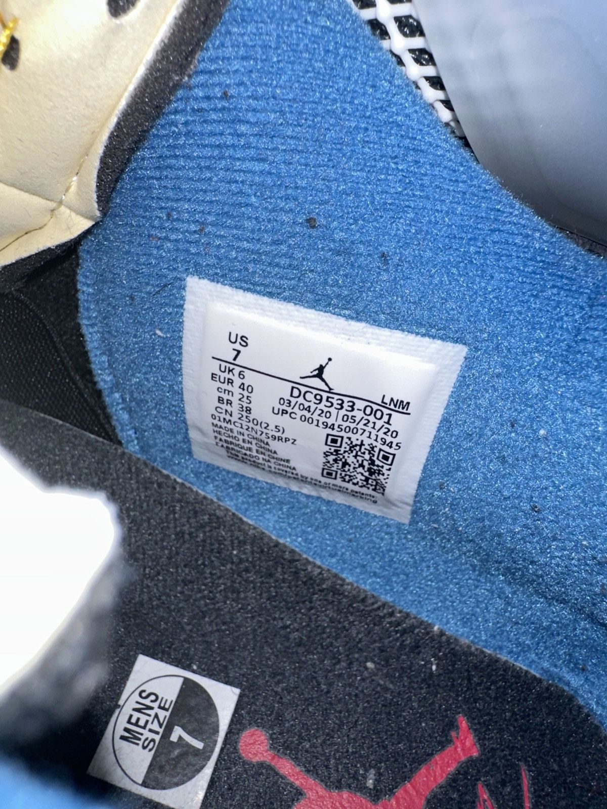 Jordan Brand Jordan 4 Retro Union Off Noir Size US 7 / EU 40 - 10 Thumbnail