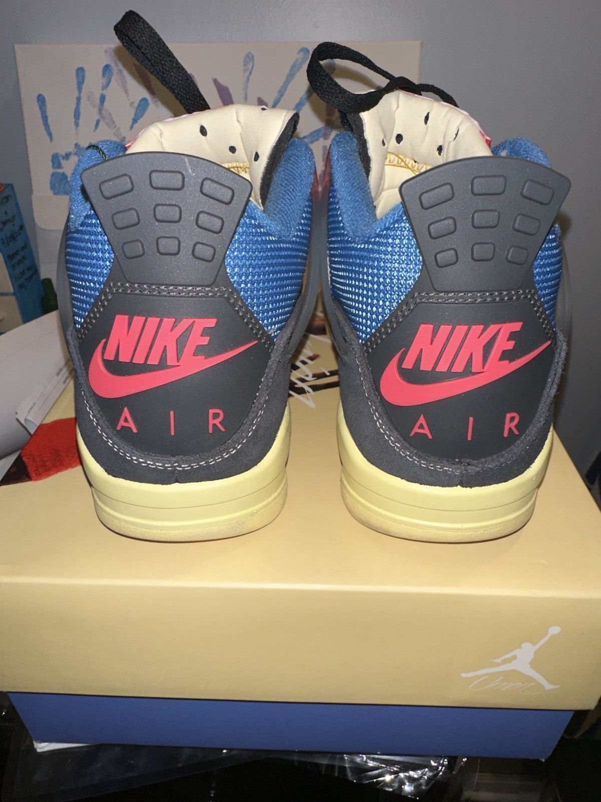 Jordan Brand Jordan 4 Retro Union Off Noir Size US 7 / EU 40 - 9 Thumbnail