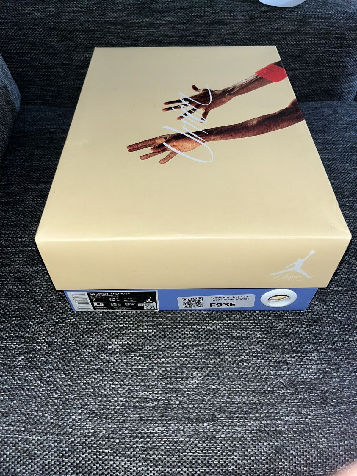 Jordan Brand Jordan 4 Retro Union Off Noir Size US 7 / EU 40 - 4 Thumbnail