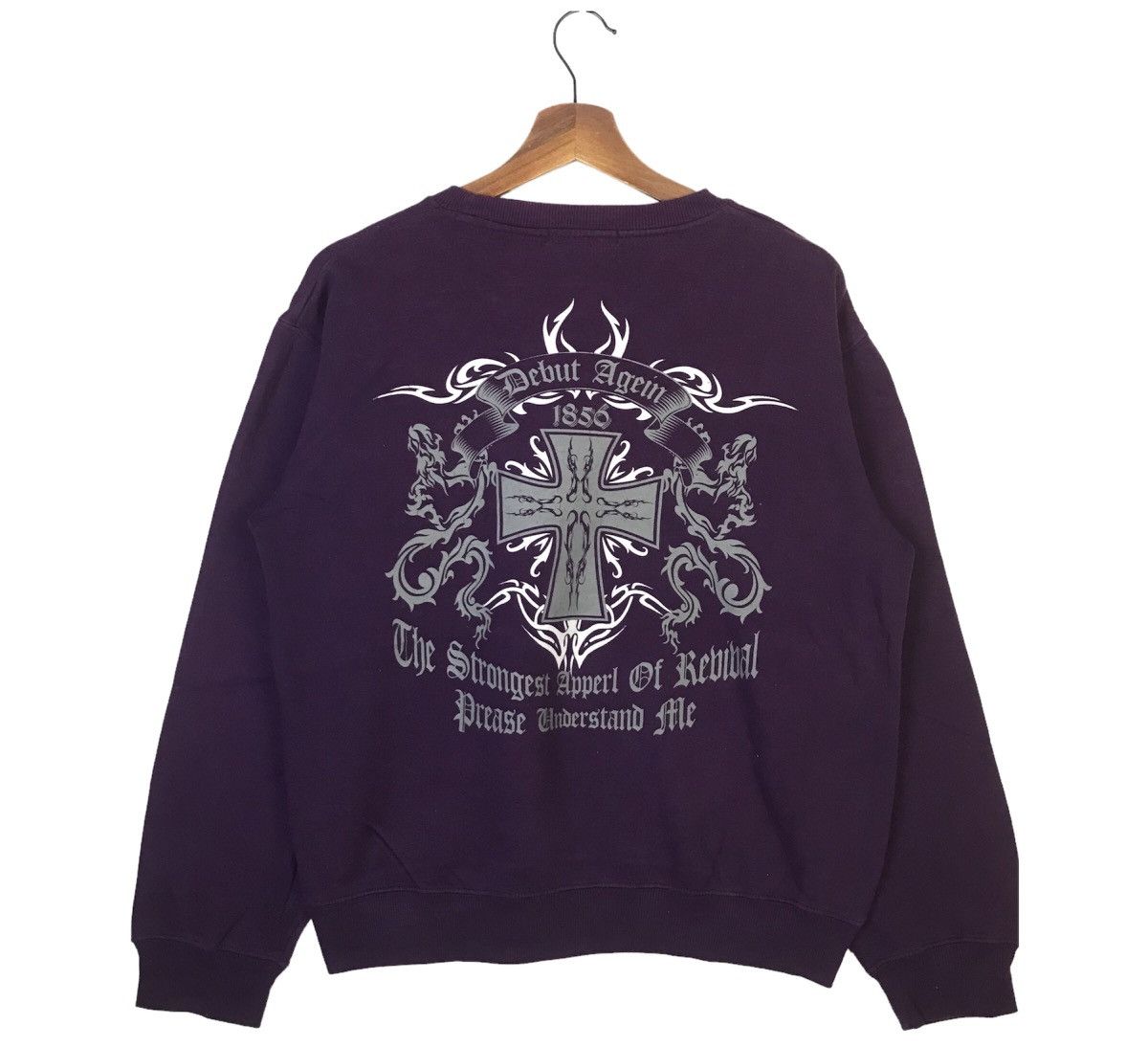 Rare y2k Chrome Hearts Parody Cemetery Crewneck