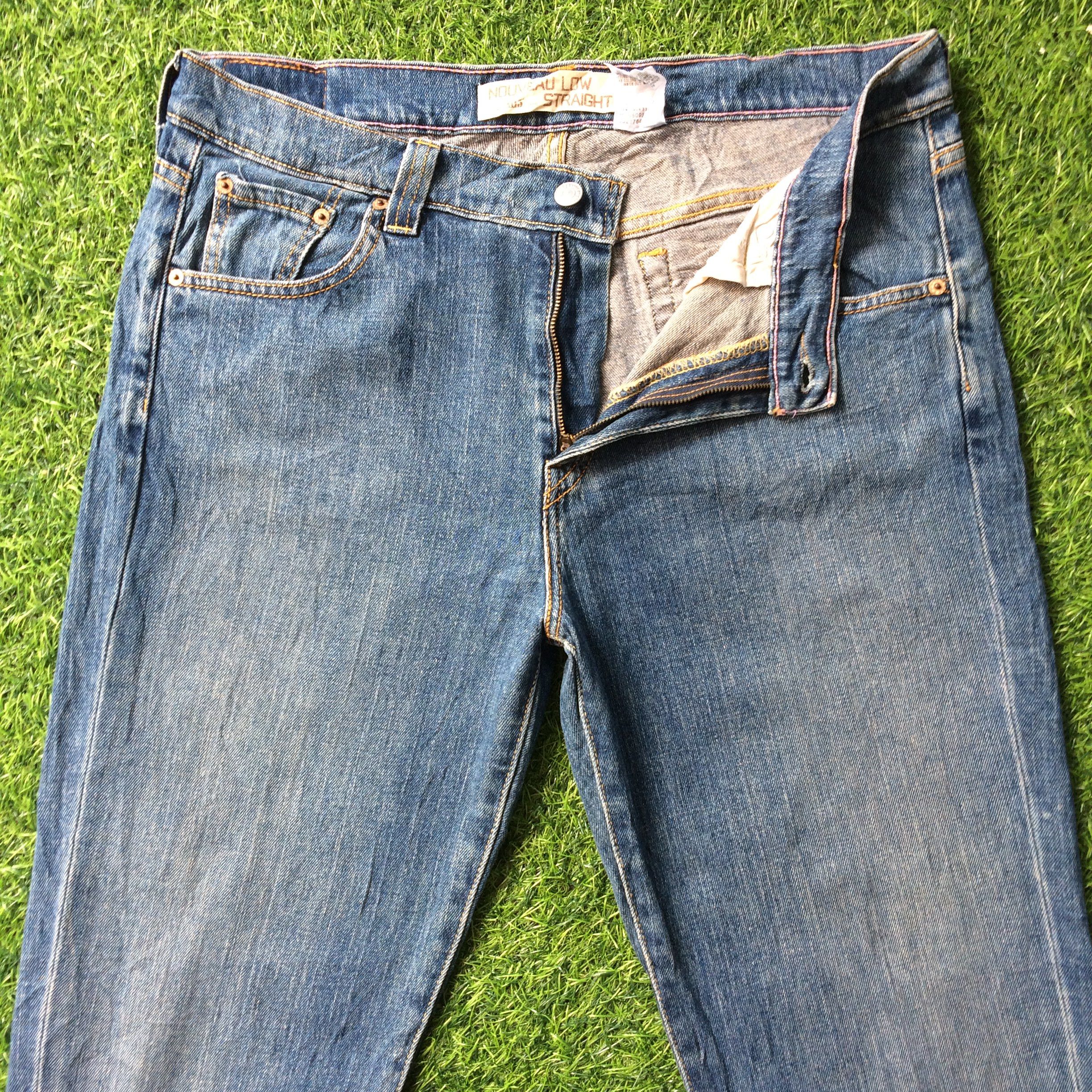 Levi's Levi's 505 Nouveau Low Straight Jeans #B-832 Size 35" - 1 Thumbnail