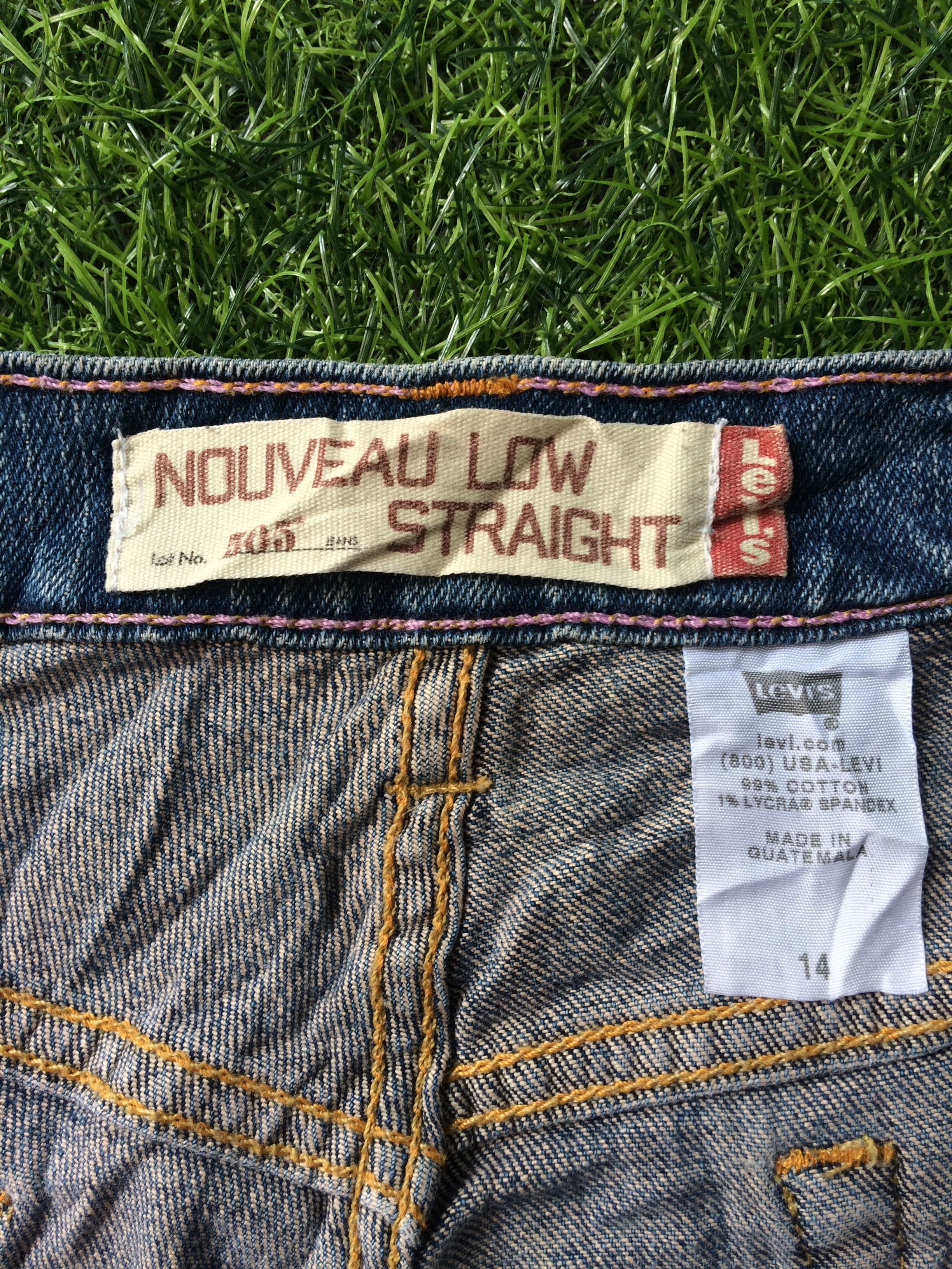 Levi's Levi's 505 Nouveau Low Straight Jeans #B-832 Size 35" - 10 Thumbnail