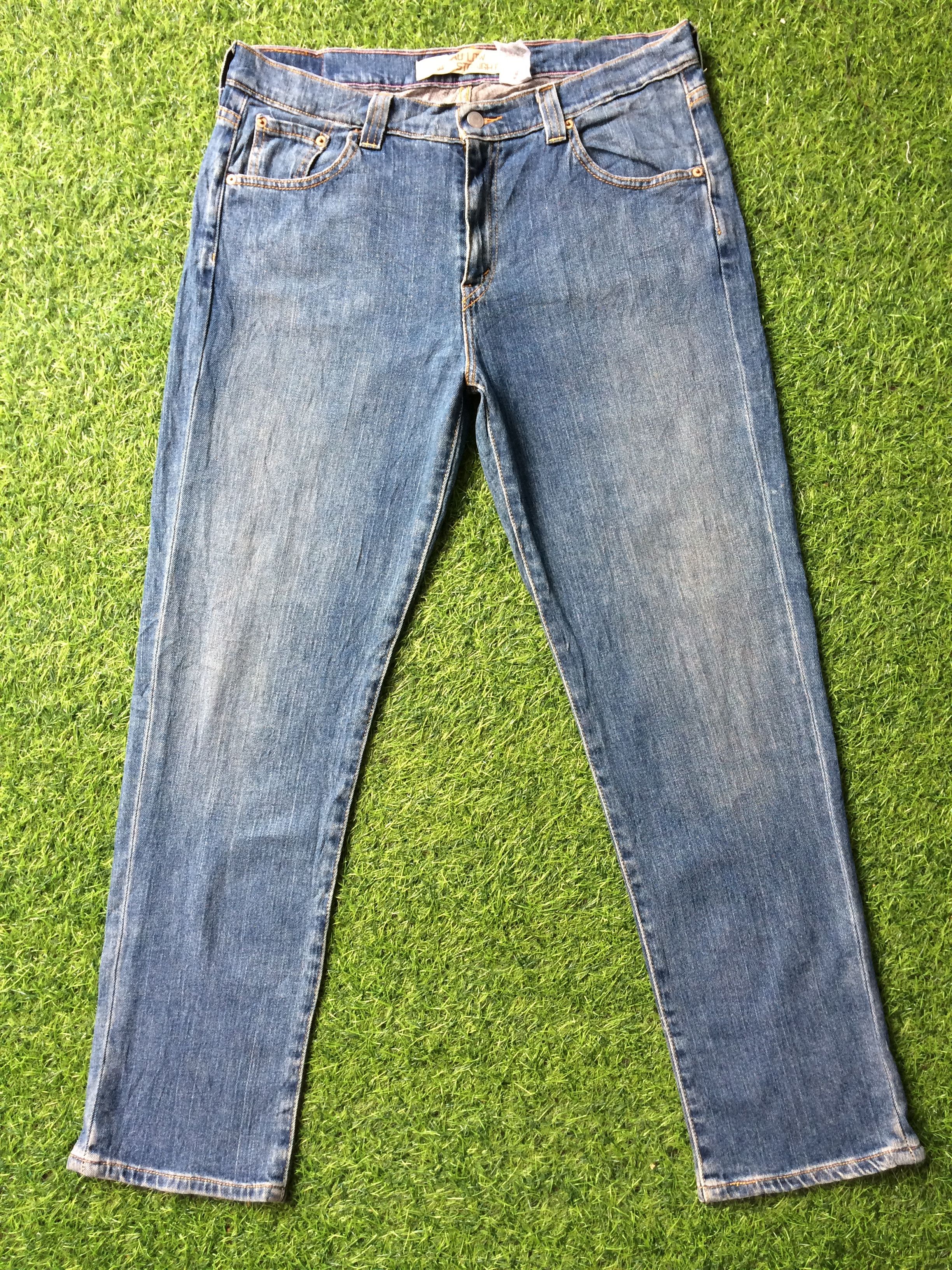 Levi's Levi's 505 Nouveau Low Straight Jeans #B-832 Size 35" - 3 Thumbnail