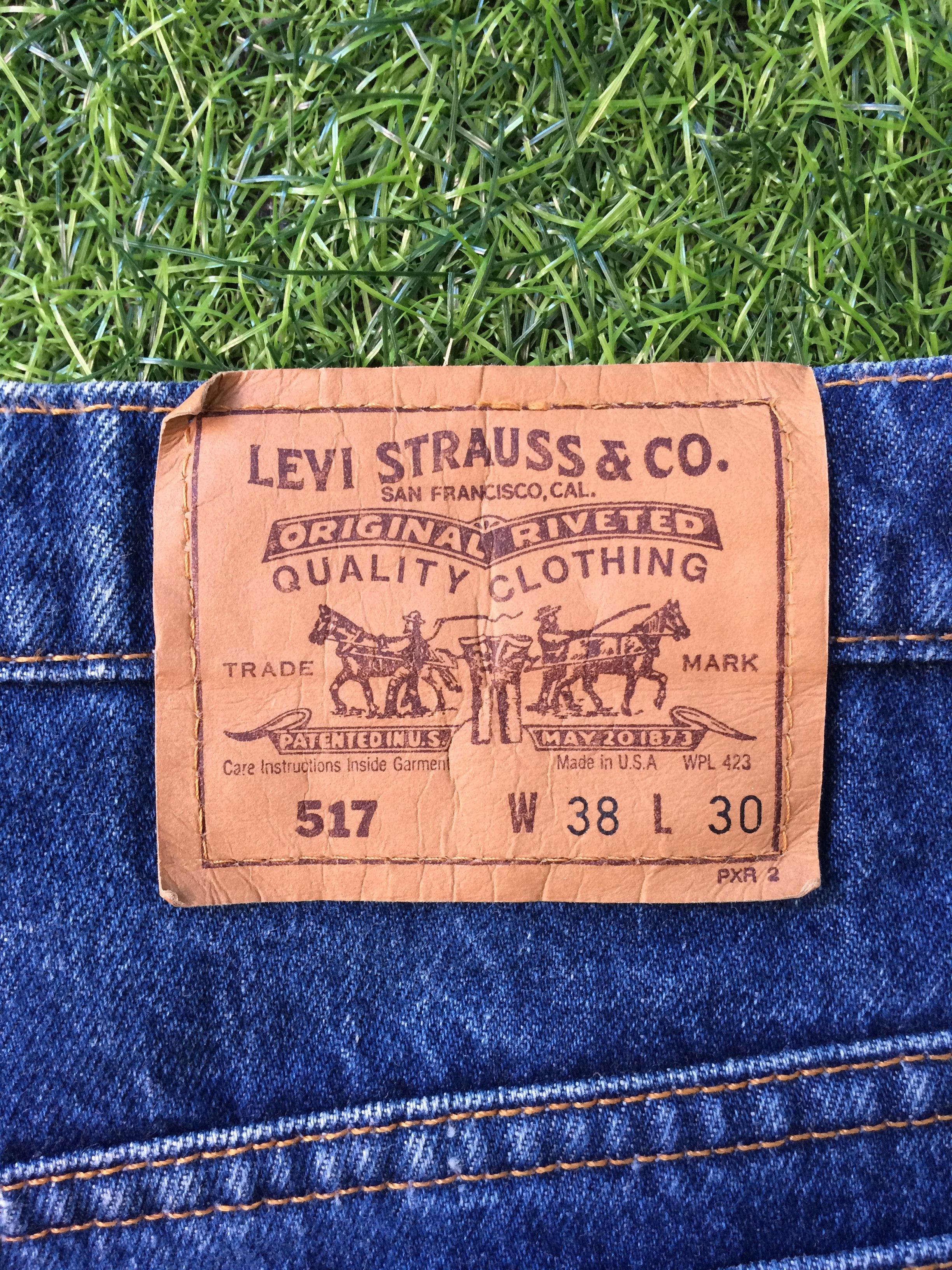 Levi's × Levi's Vintage Clothing × Vintage Levi's 517 Medium Wash Bootcut Jeans #B-1001 Size 37" - 10 Thumbnail