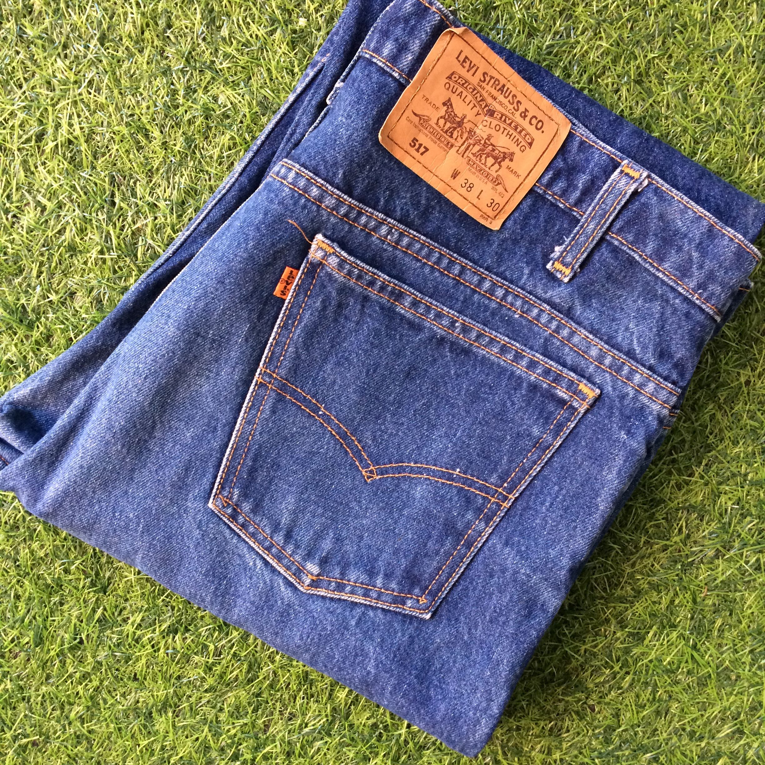 Levi's × Levi's Vintage Clothing × Vintage Levi's 517 Medium Wash Bootcut Jeans #B-1001 Size 37" - 8 Thumbnail