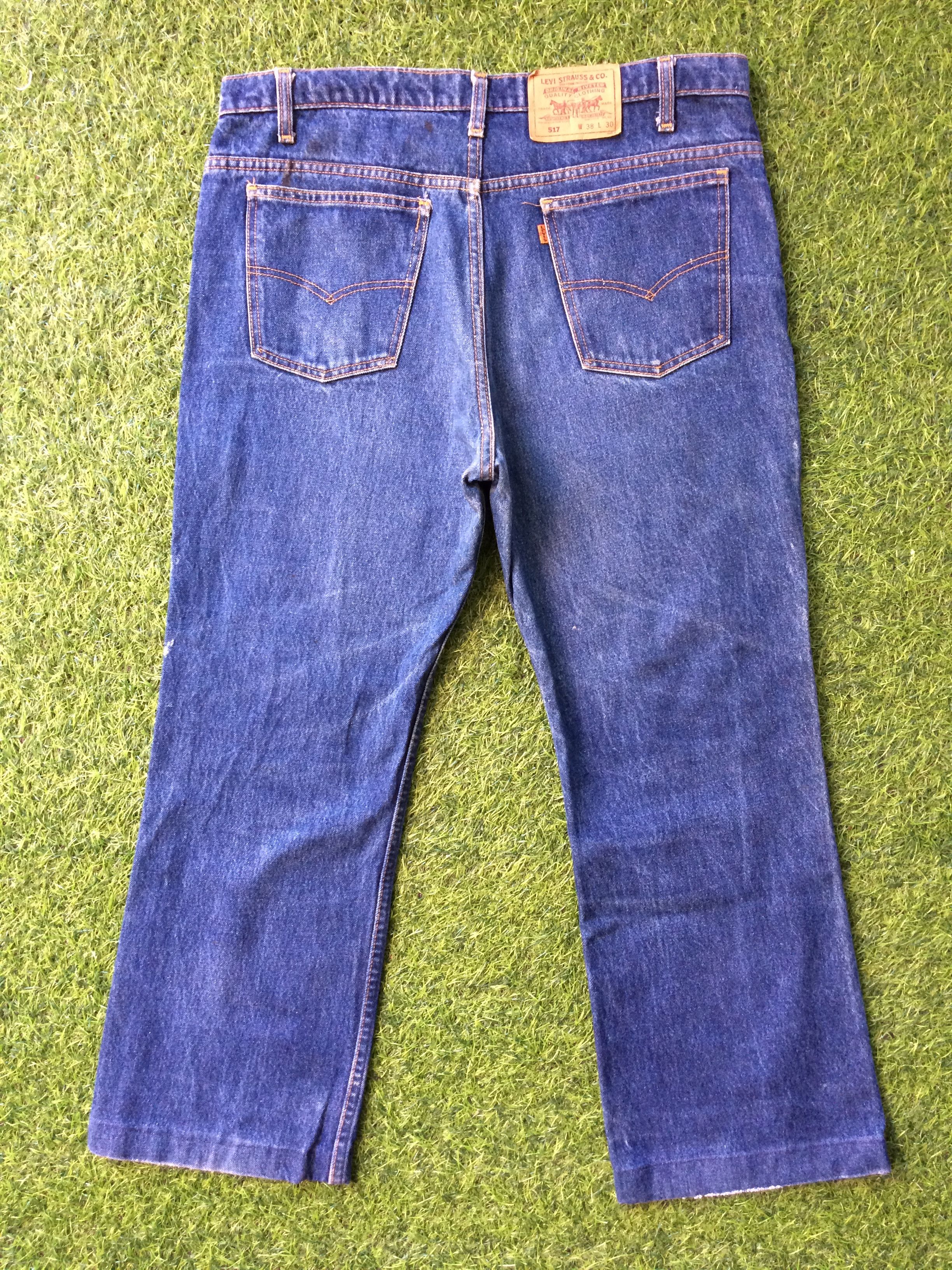 Levi's × Levi's Vintage Clothing × Vintage Levi's 517 Medium Wash Bootcut Jeans #B-1001 Size 37" - 2 Thumbnail