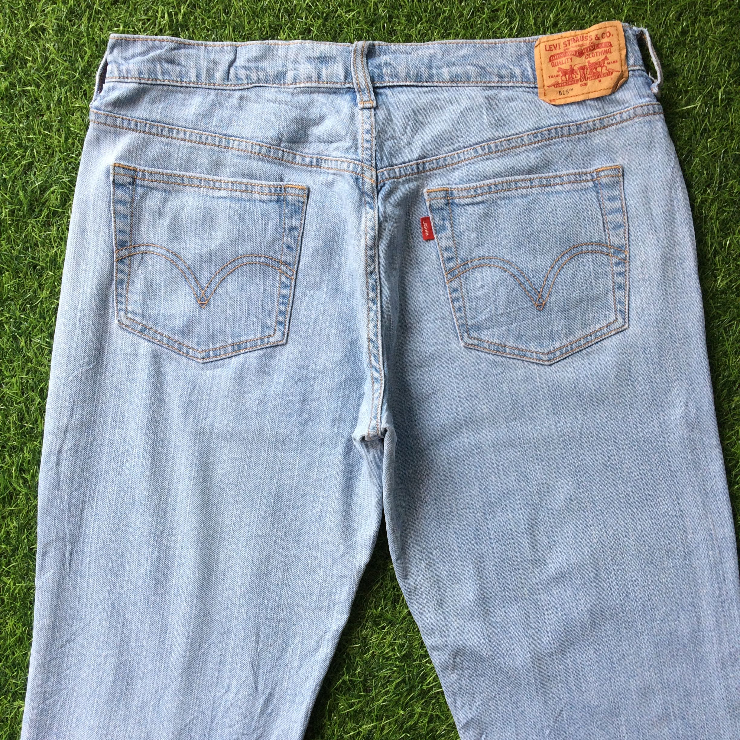 Levi's Levi's 515 Capris Jeans Light Wash Stretch Ankle #B-841 Size 34" / US 12 / IT 48 - 2 Thumbnail