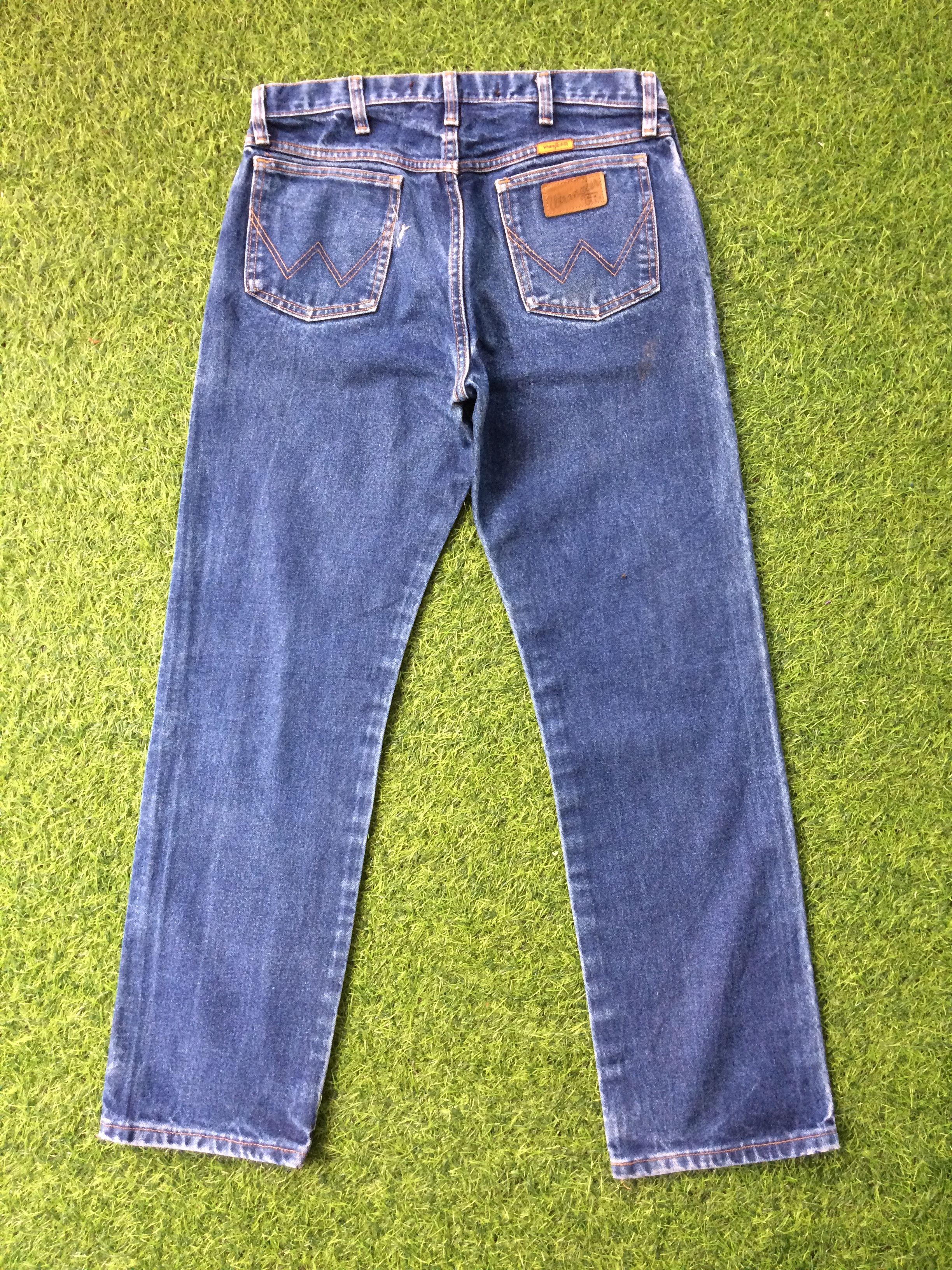 Vintage × Wrangler Wrangler FR Western Distressed Jeans #B-565 Size US 33 - 5 Thumbnail