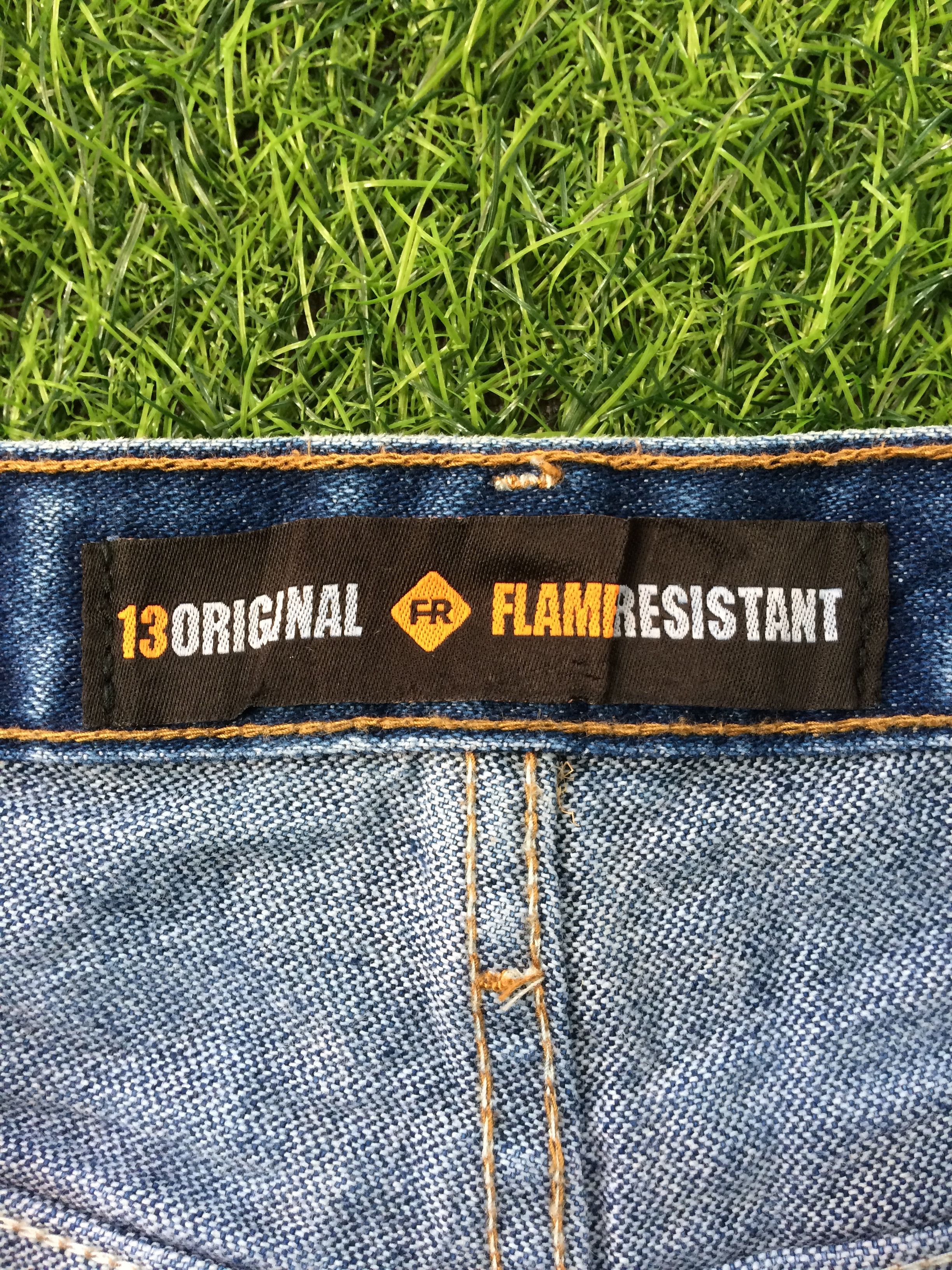 Vintage × Wrangler Wrangler FR Western Distressed Jeans #B-565 Size US 33 - 9 Thumbnail