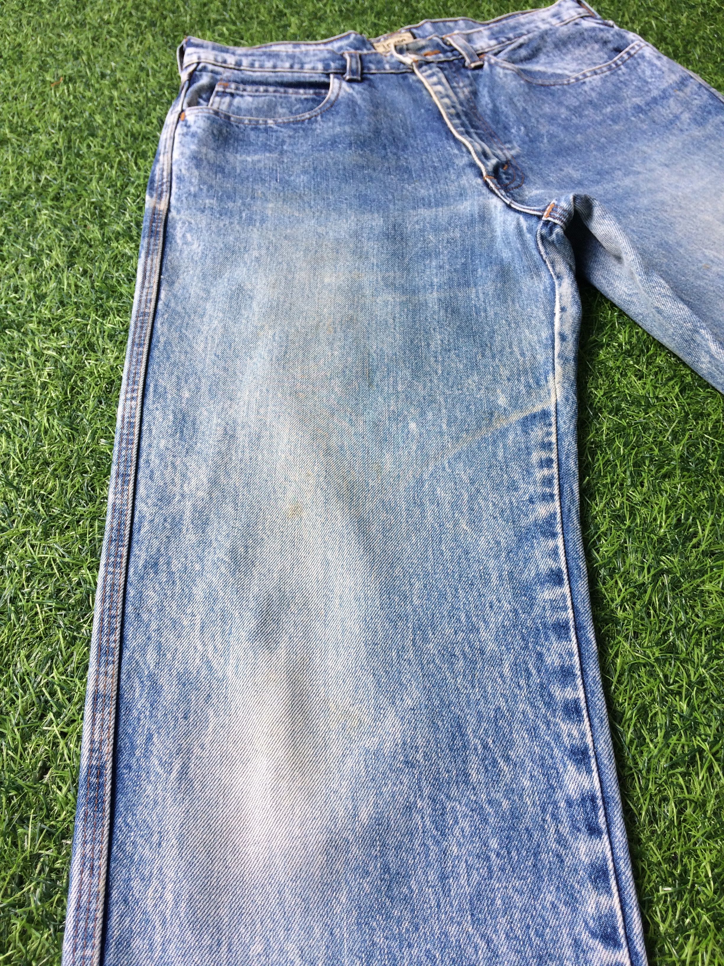 Jean × Levi's × Vintage Vintage Levis Big E Acid Wash Denim Pant #B-483 Size 29" - 5 Thumbnail