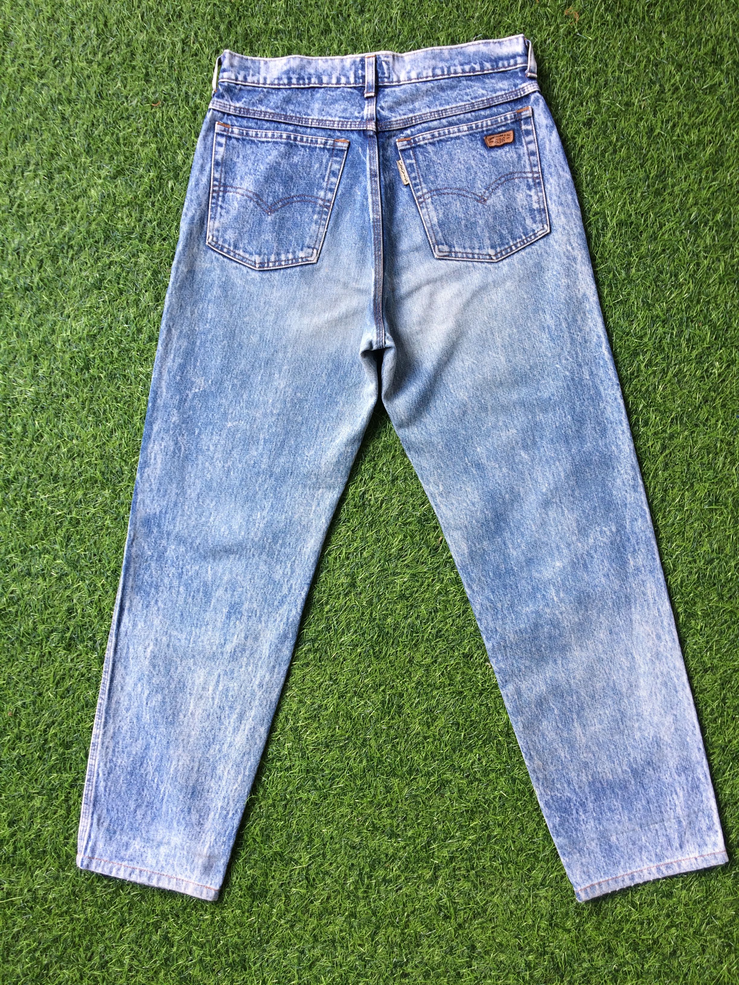 Jean × Levi's × Vintage Vintage Levis Big E Acid Wash Denim Pant #B-483 Size 29" - 2 Thumbnail