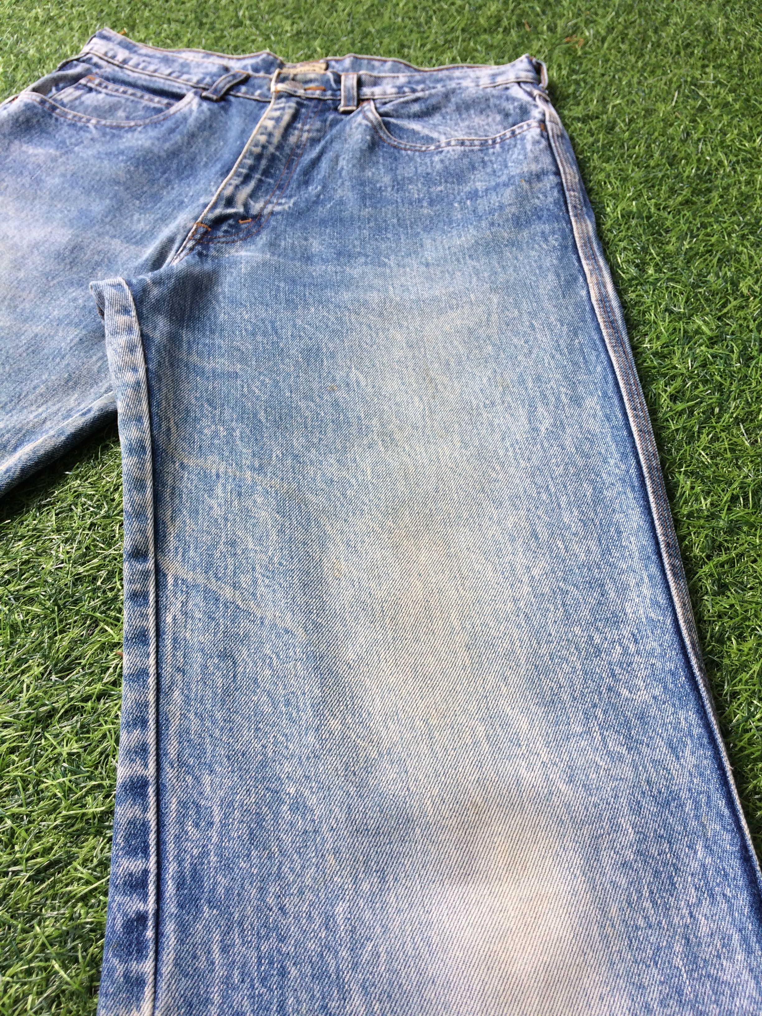 Jean × Levi's × Vintage Vintage Levis Big E Acid Wash Denim Pant #B-483 Size 29" - 6 Thumbnail