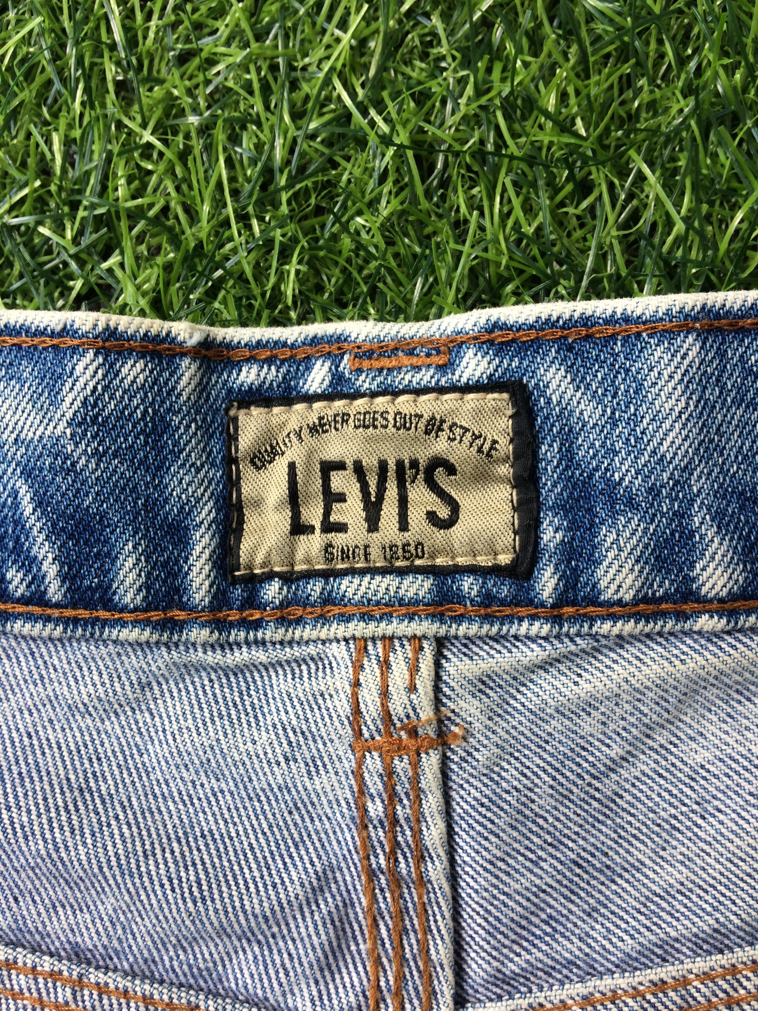 Jean × Levi's × Vintage Vintage Levis Big E Acid Wash Denim Pant #B-483 Size 29" - 10 Thumbnail
