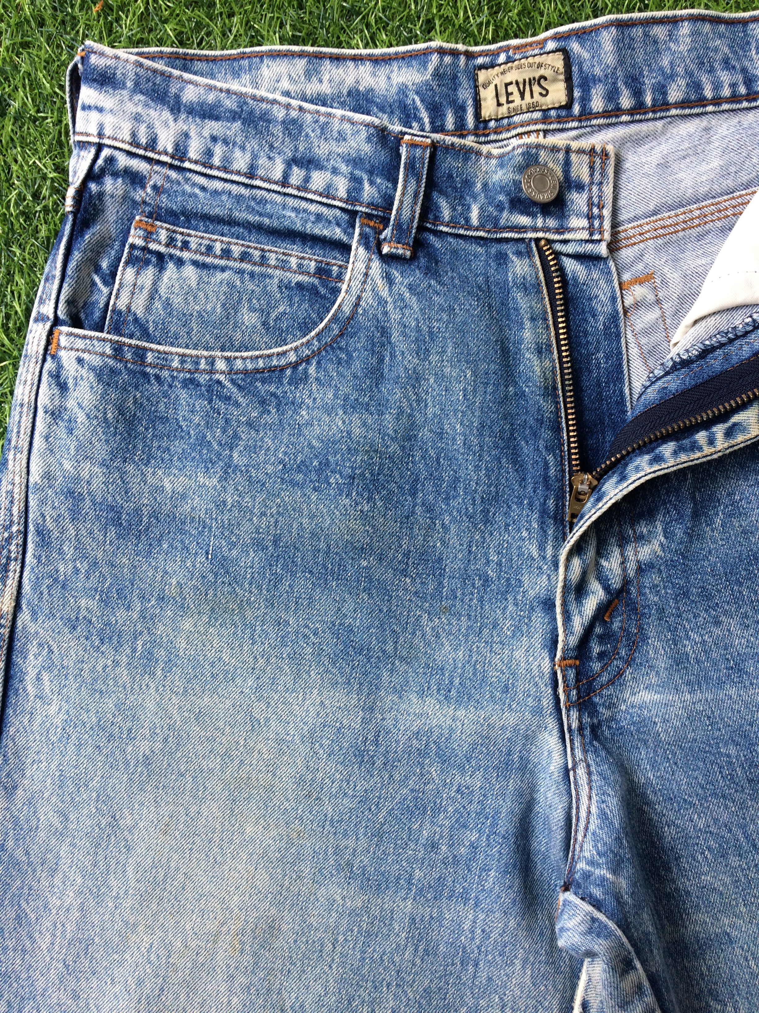 Jean × Levi's × Vintage Vintage Levis Big E Acid Wash Denim Pant #B-483 Size 29" - 3 Thumbnail