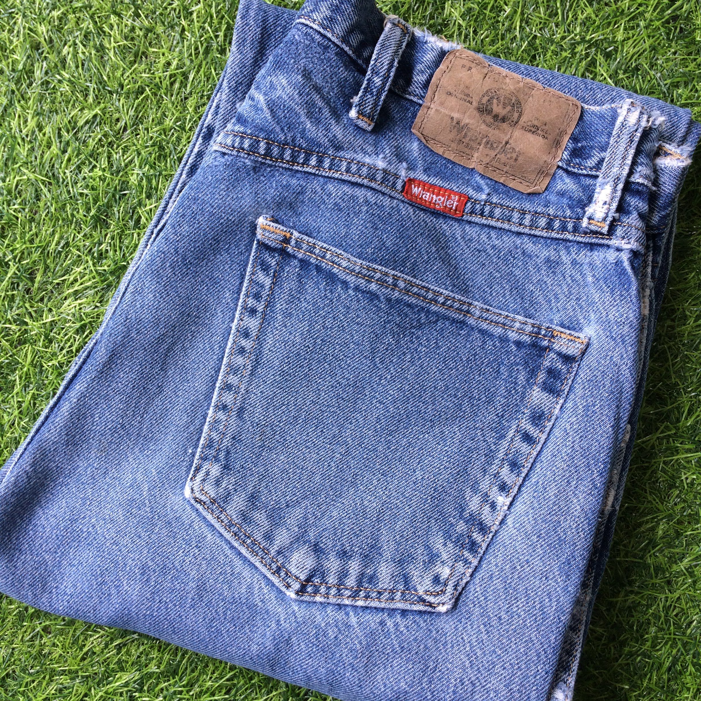 Vintage × Wrangler Vintage Light Wash Wrangler Jeans #B-522 Size US 33 - 1 Thumbnail