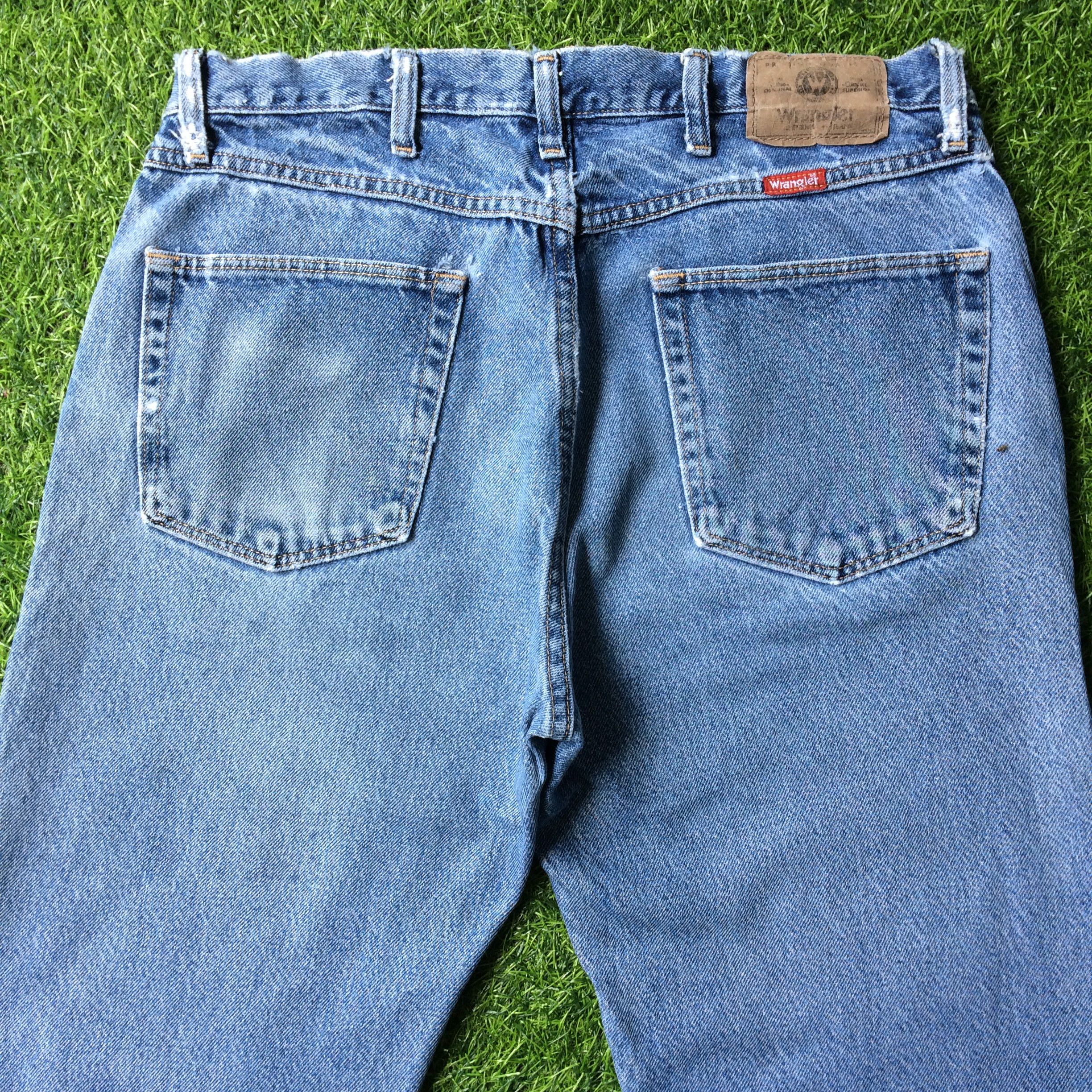 Vintage × Wrangler Vintage Light Wash Wrangler Jeans #B-522 Size US 33 - 5 Thumbnail