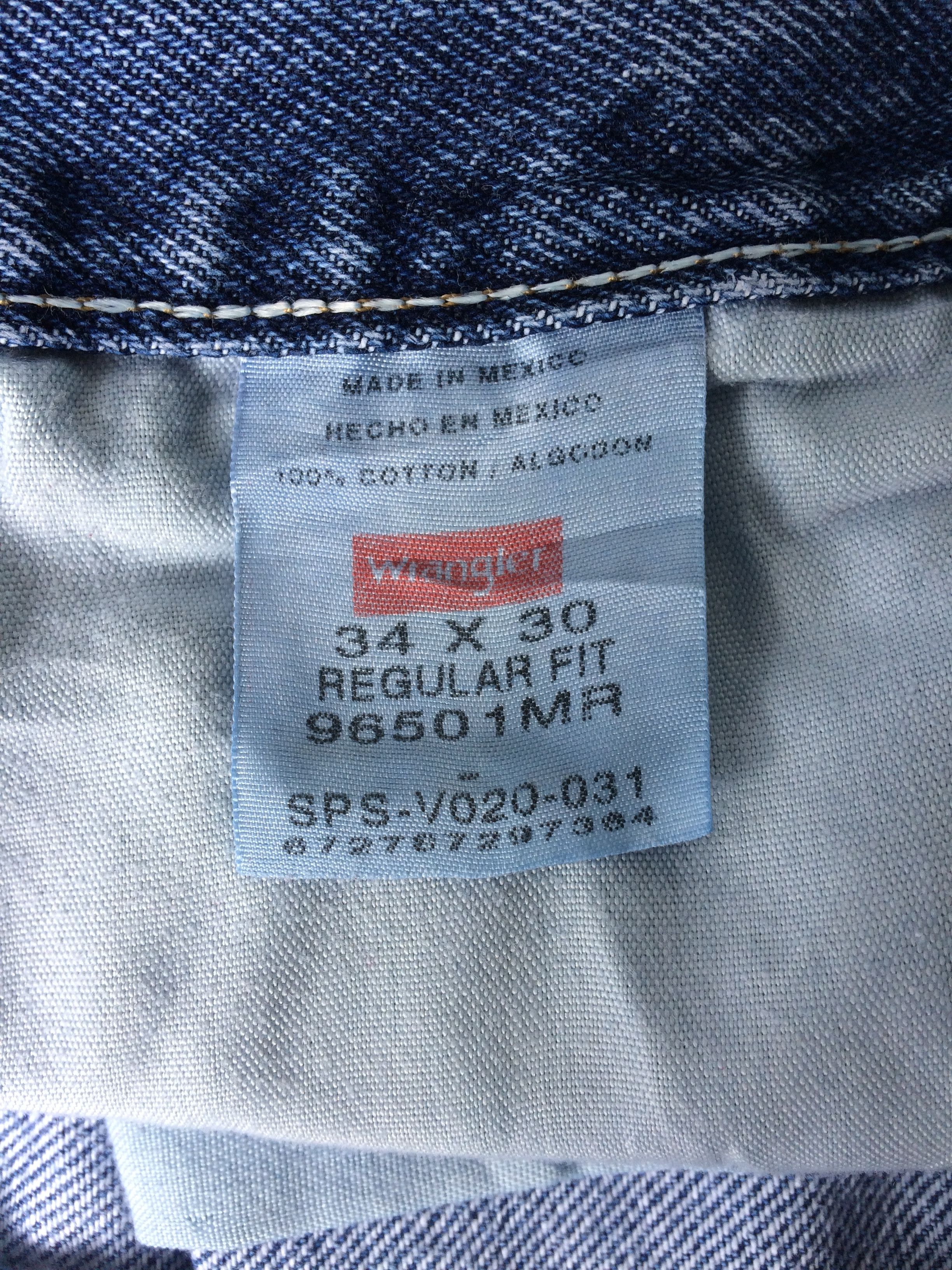 Vintage × Wrangler Vintage Light Wash Wrangler Jeans #B-522 Size US 33 - 10 Thumbnail