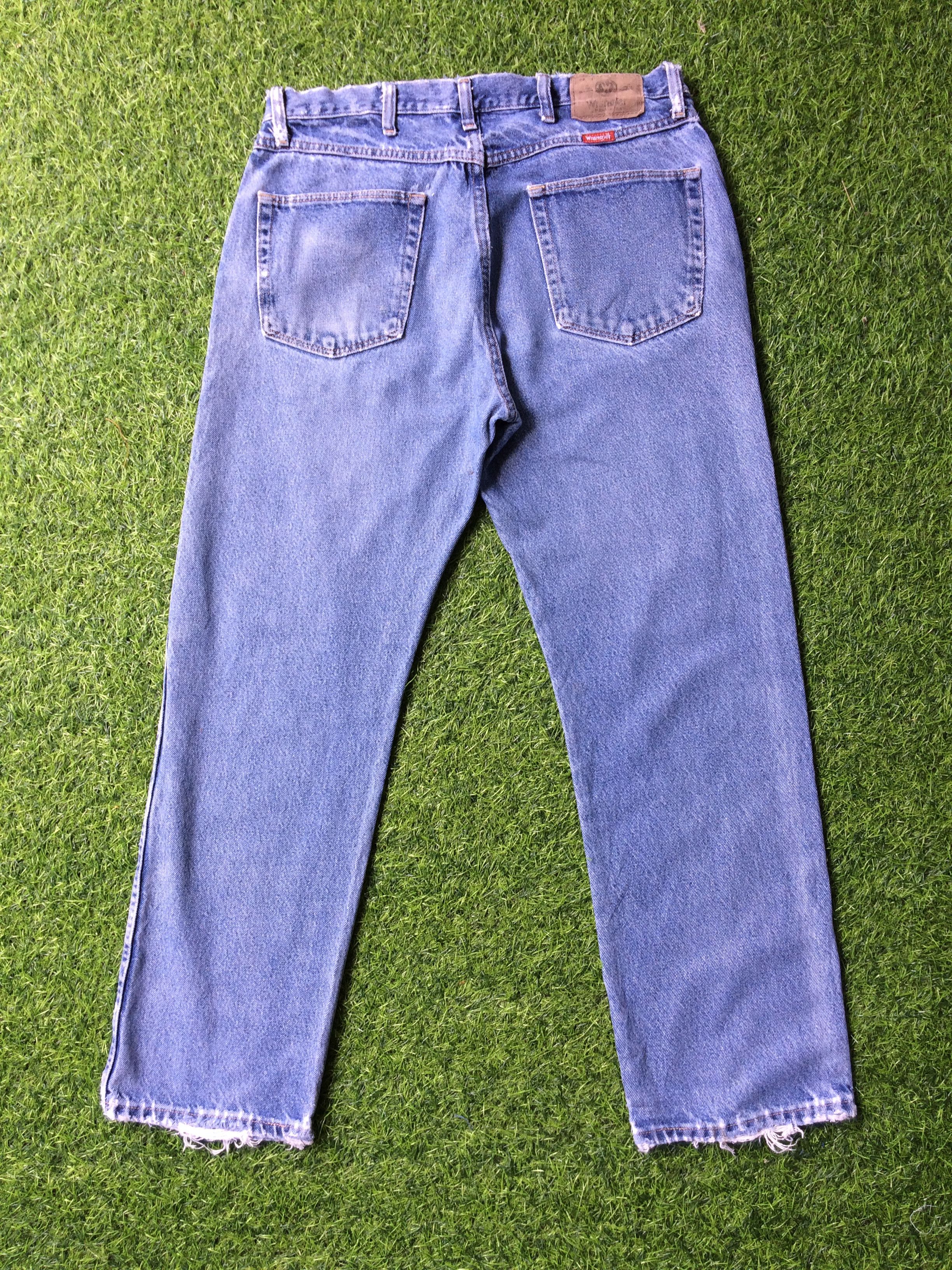 Vintage × Wrangler Vintage Light Wash Wrangler Jeans #B-522 Size US 33 - 3 Thumbnail