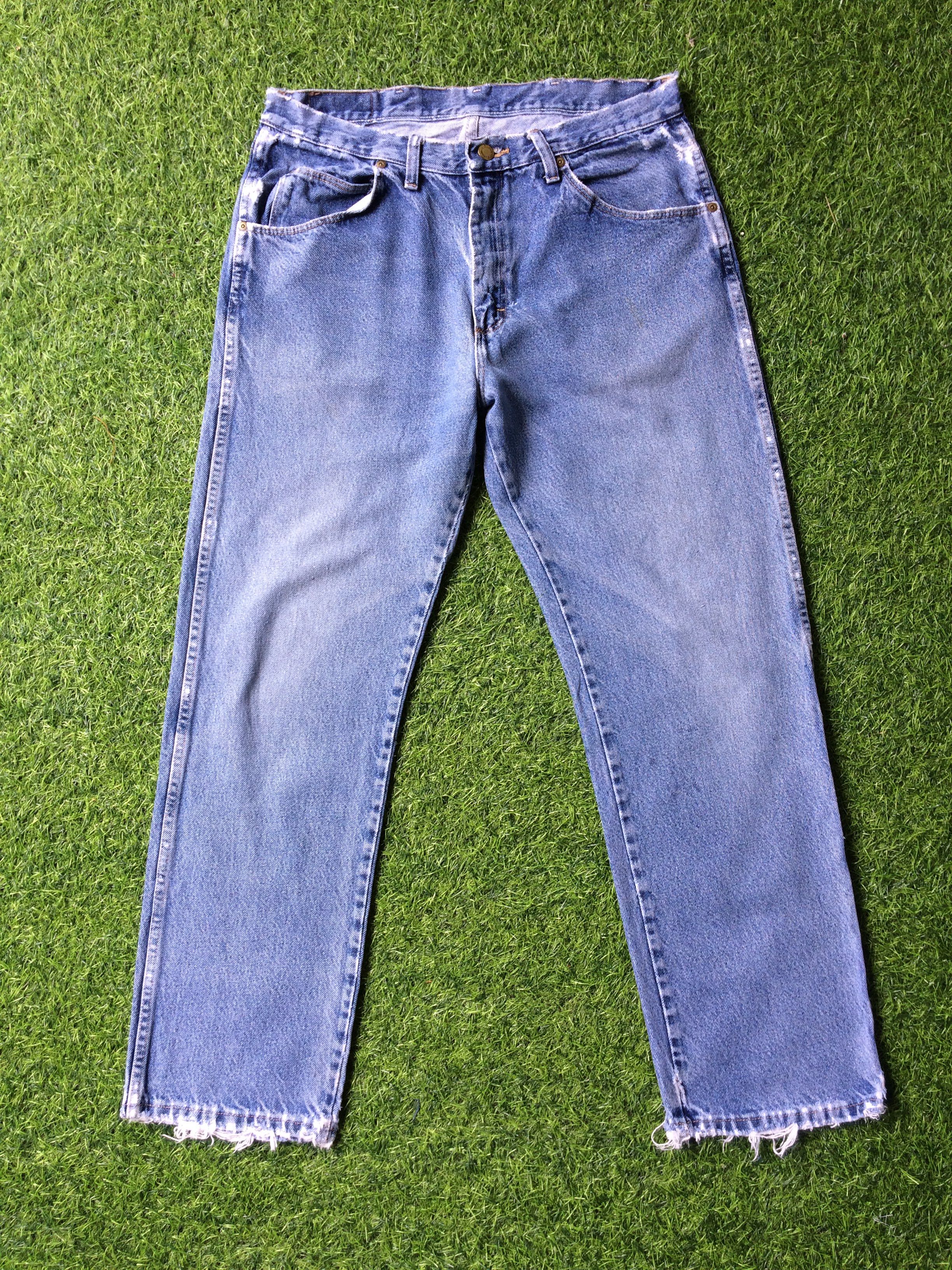 Vintage × Wrangler Vintage Light Wash Wrangler Jeans #B-522 Size US 33 - 2 Thumbnail