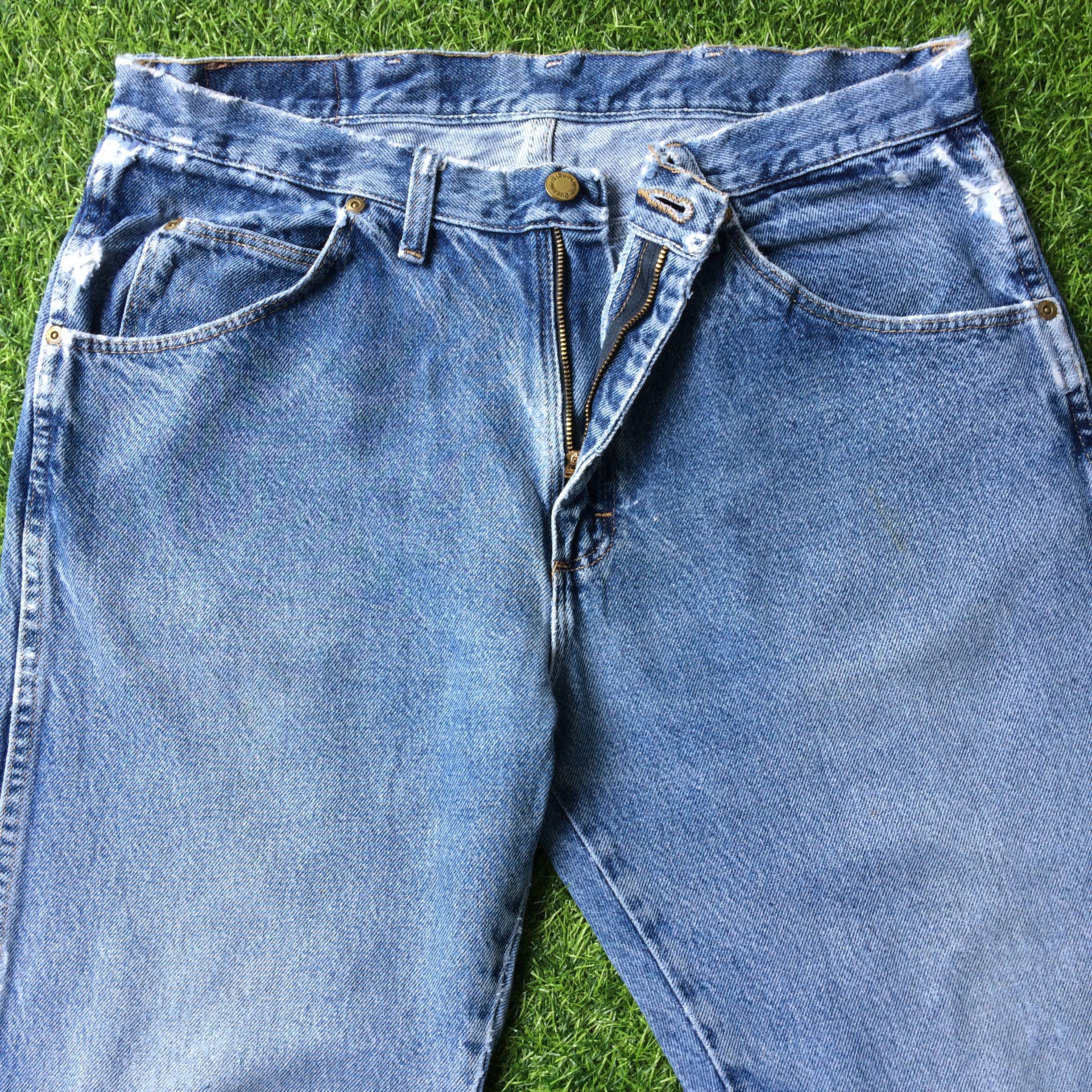 Vintage × Wrangler Vintage Light Wash Wrangler Jeans #B-522 Size US 33 - 4 Thumbnail