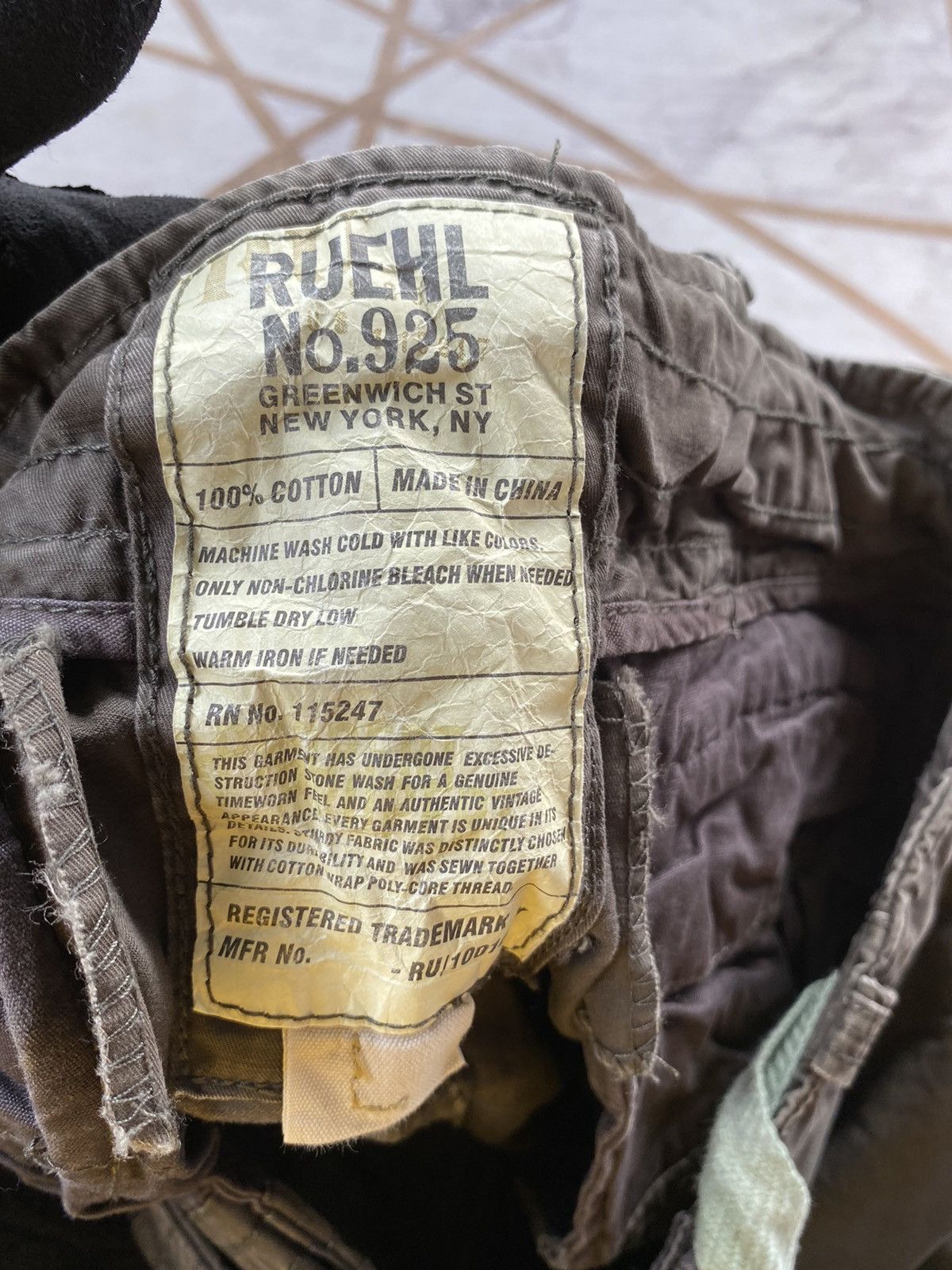 Ruehl No. 925 × Seditionaries 💥Last Drop💥Ruehl No 925 Cargo Pant MILITARY Bondage Size US 36 / EU 52 - 23 Thumbnail