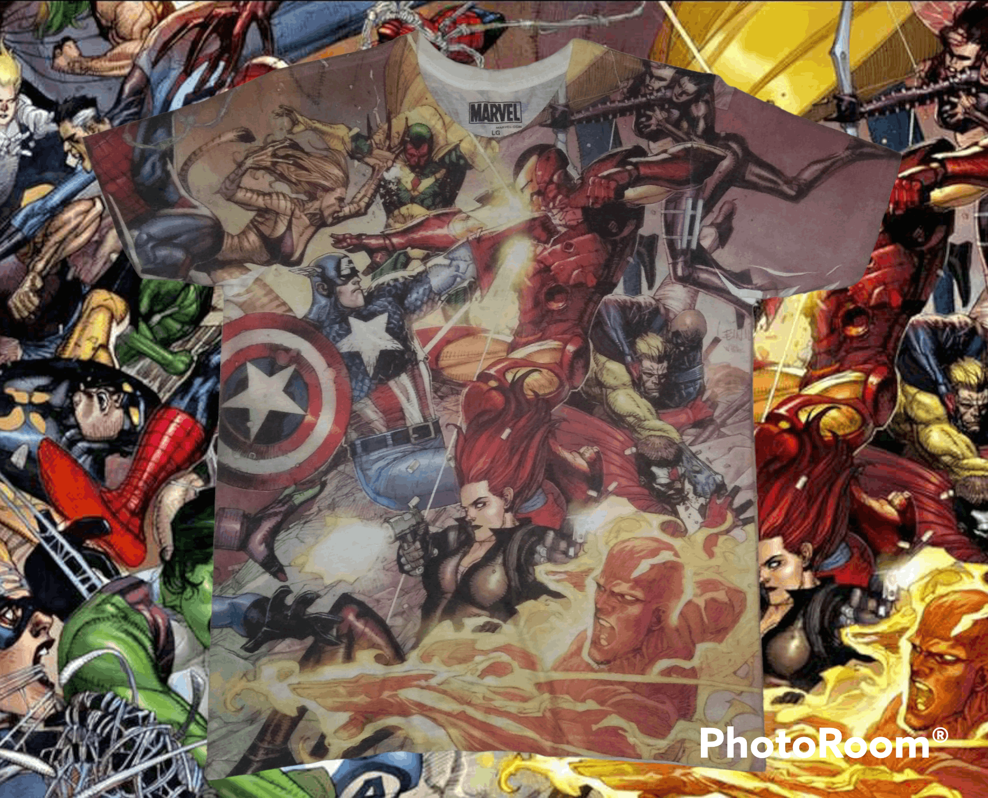 Marvel Comics Marvel Civil War fullprint AOP tshirt Size US L / EU 52-54 / 3 - 1 Thumbnail