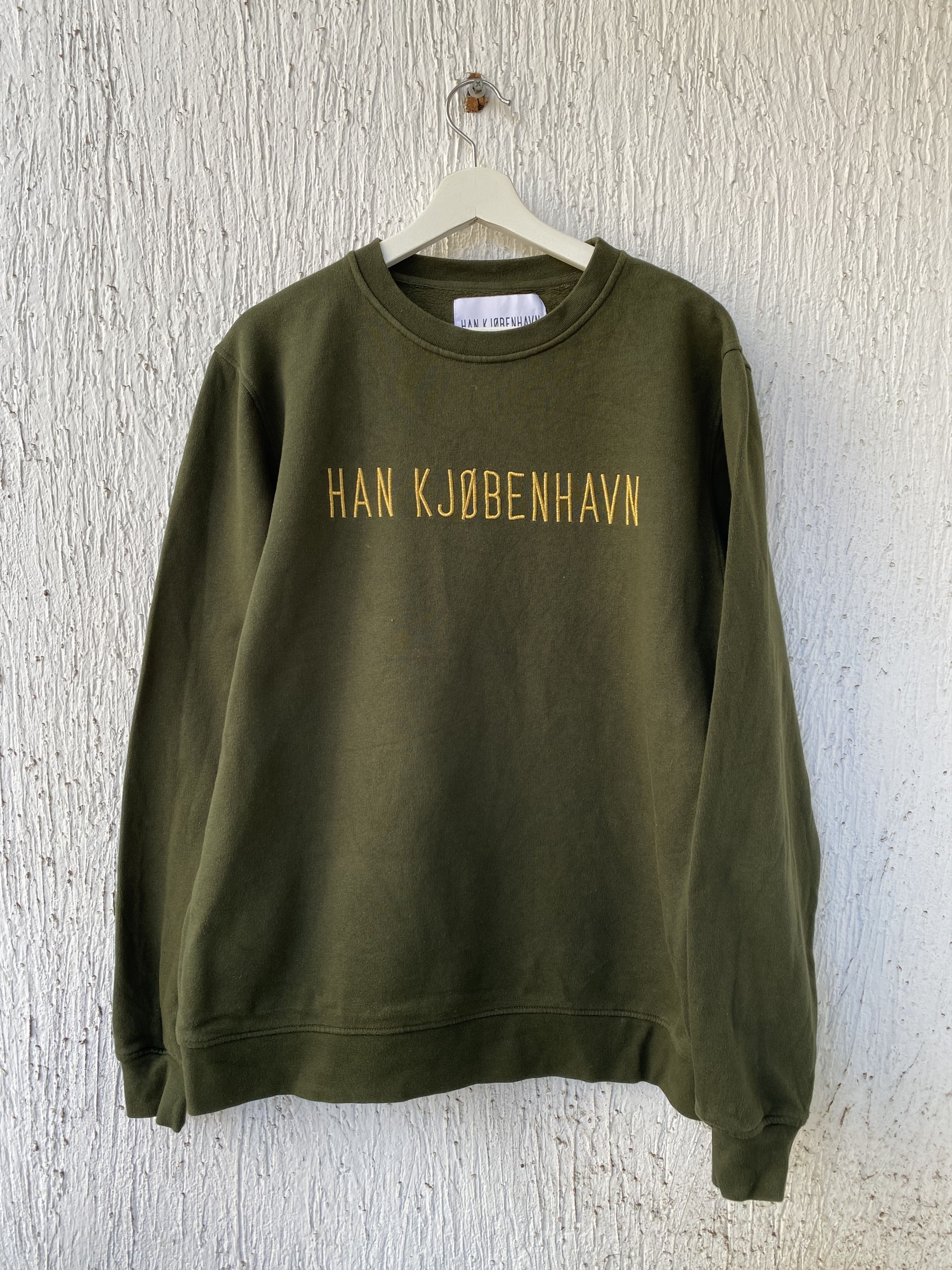 Han Kjobenhavn BULKY CREW LOGO SWEATSHIRT Size US L / EU 52-54 / 3 - 1 Thumbnail