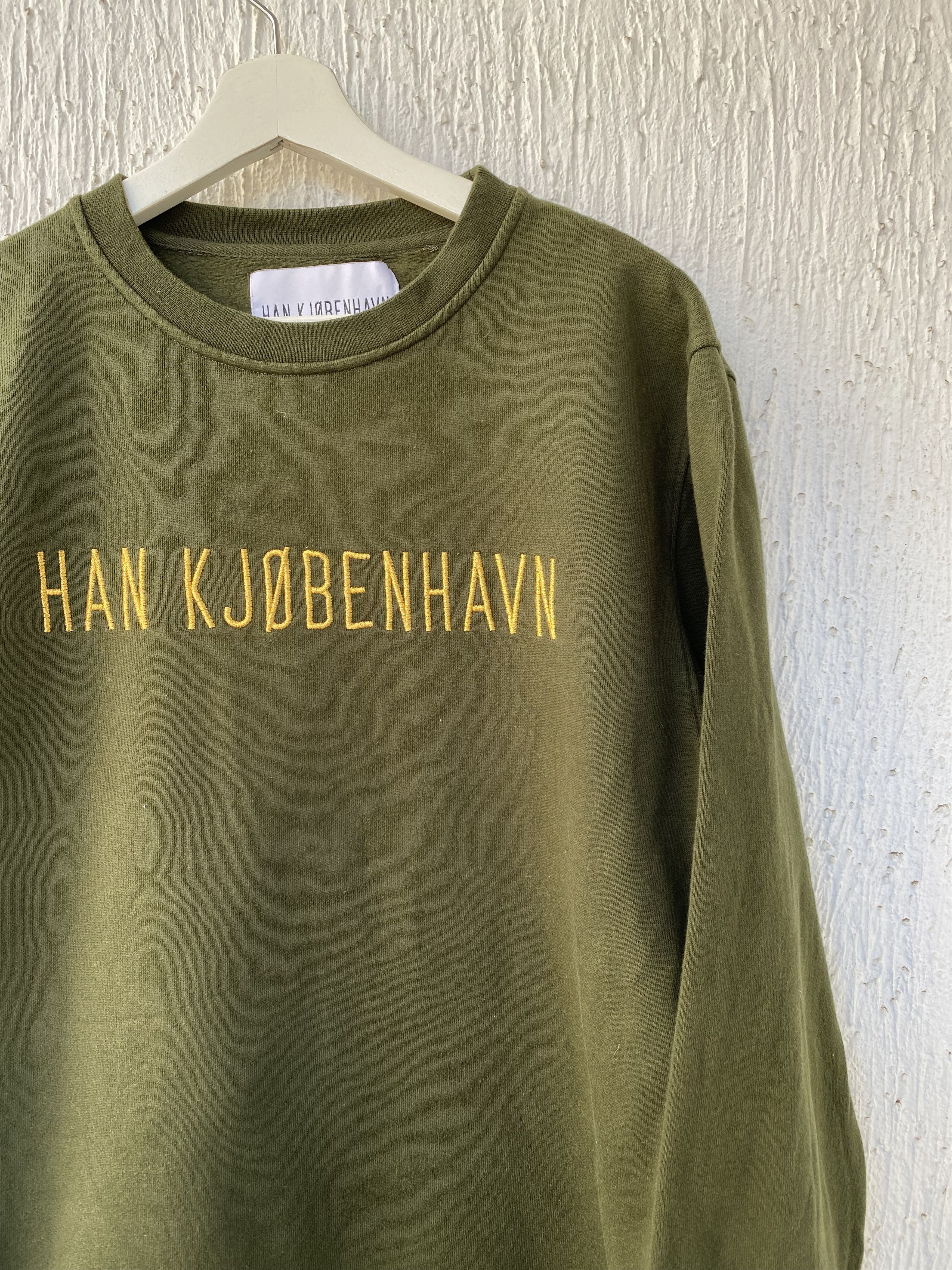 Han Kjobenhavn BULKY CREW LOGO SWEATSHIRT Size US L / EU 52-54 / 3 - 2 Thumbnail