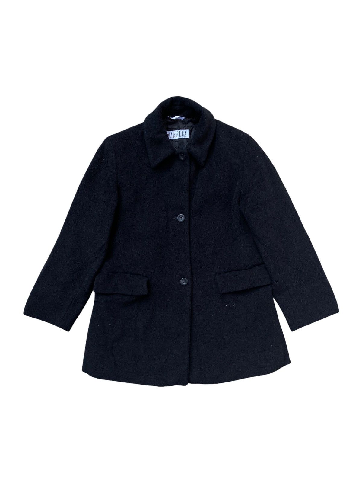image of Avant Garde x Italian Designers Vintage Marella Down Jacket. B2 in Black, Women's (Size Large)