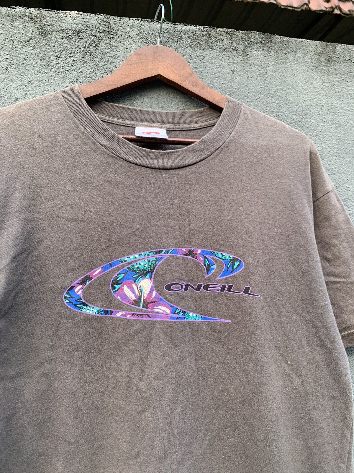 Vintage Vintage THRASHED FADED O’NIELL grey tshirt Size US L / EU 52-54 / 3 - 3 Thumbnail