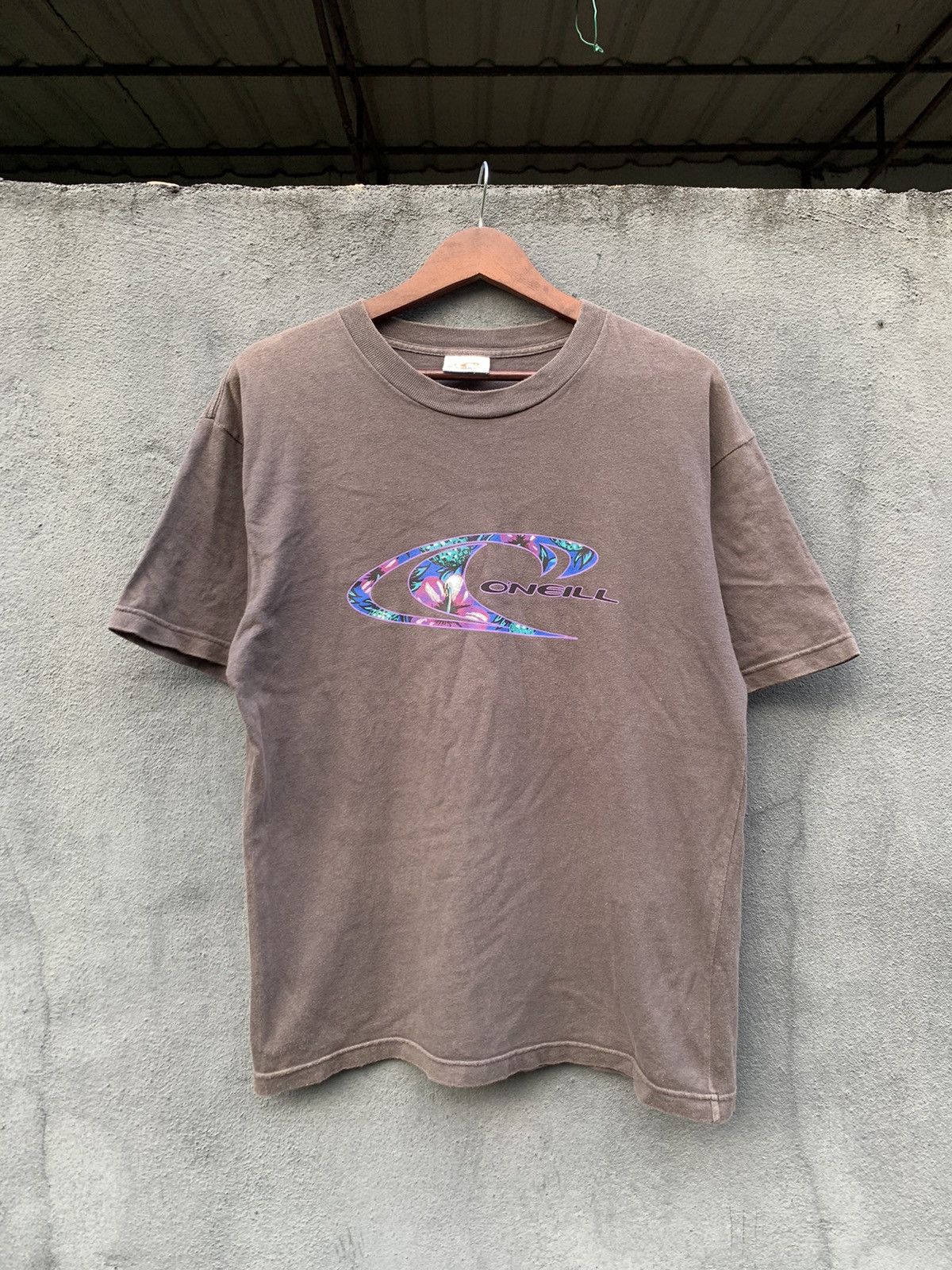 Vintage Vintage THRASHED FADED O’NIELL grey tshirt Size US L / EU 52-54 / 3 - 1 Thumbnail