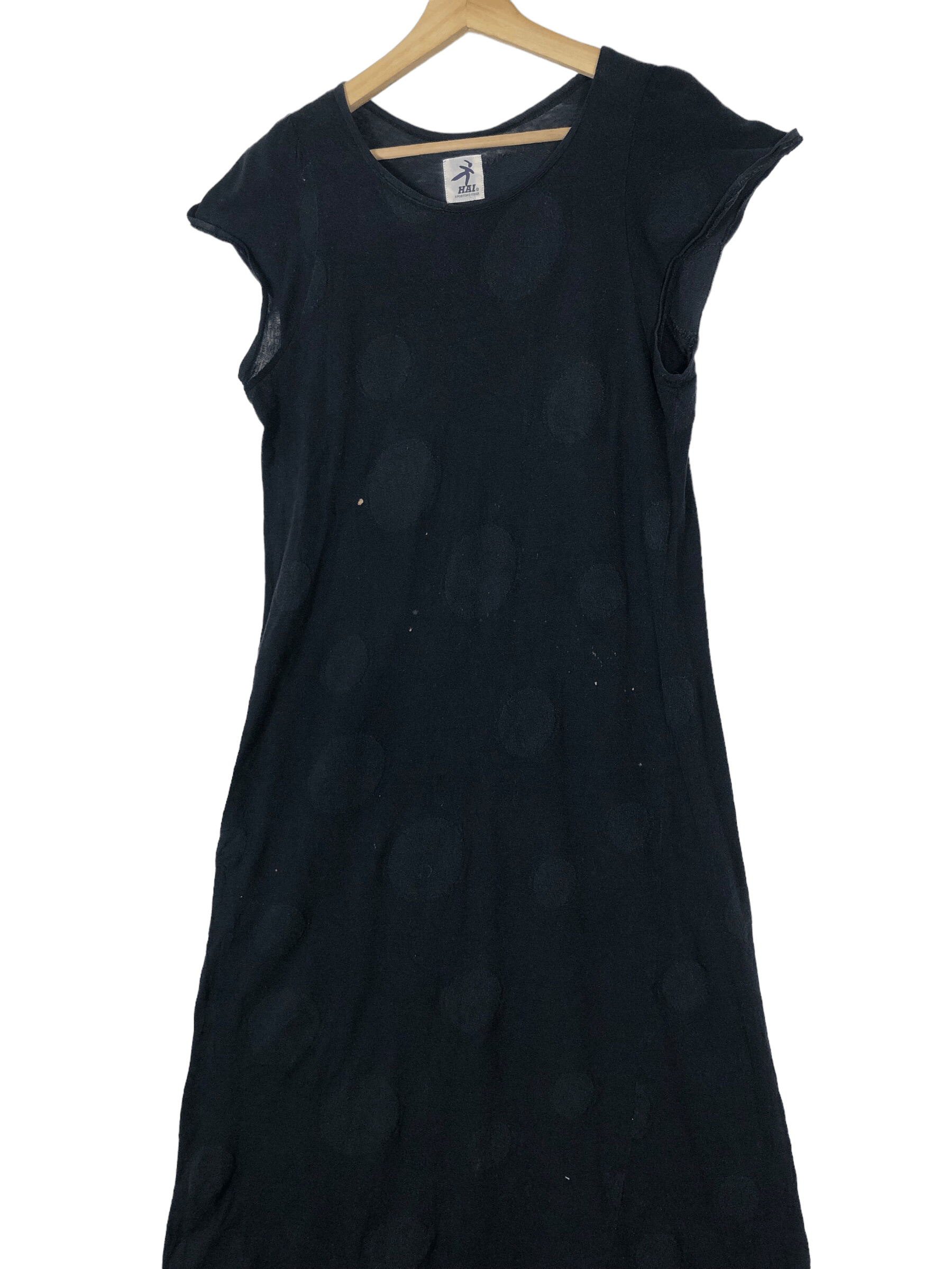 Hai Sporting Gear RARE🔥VINTAGE POLKA DOTS INSIDE EMBROIDERY MAXI DRESS HSG Size M / US 6-8 / IT 42-44 - 3 Thumbnail