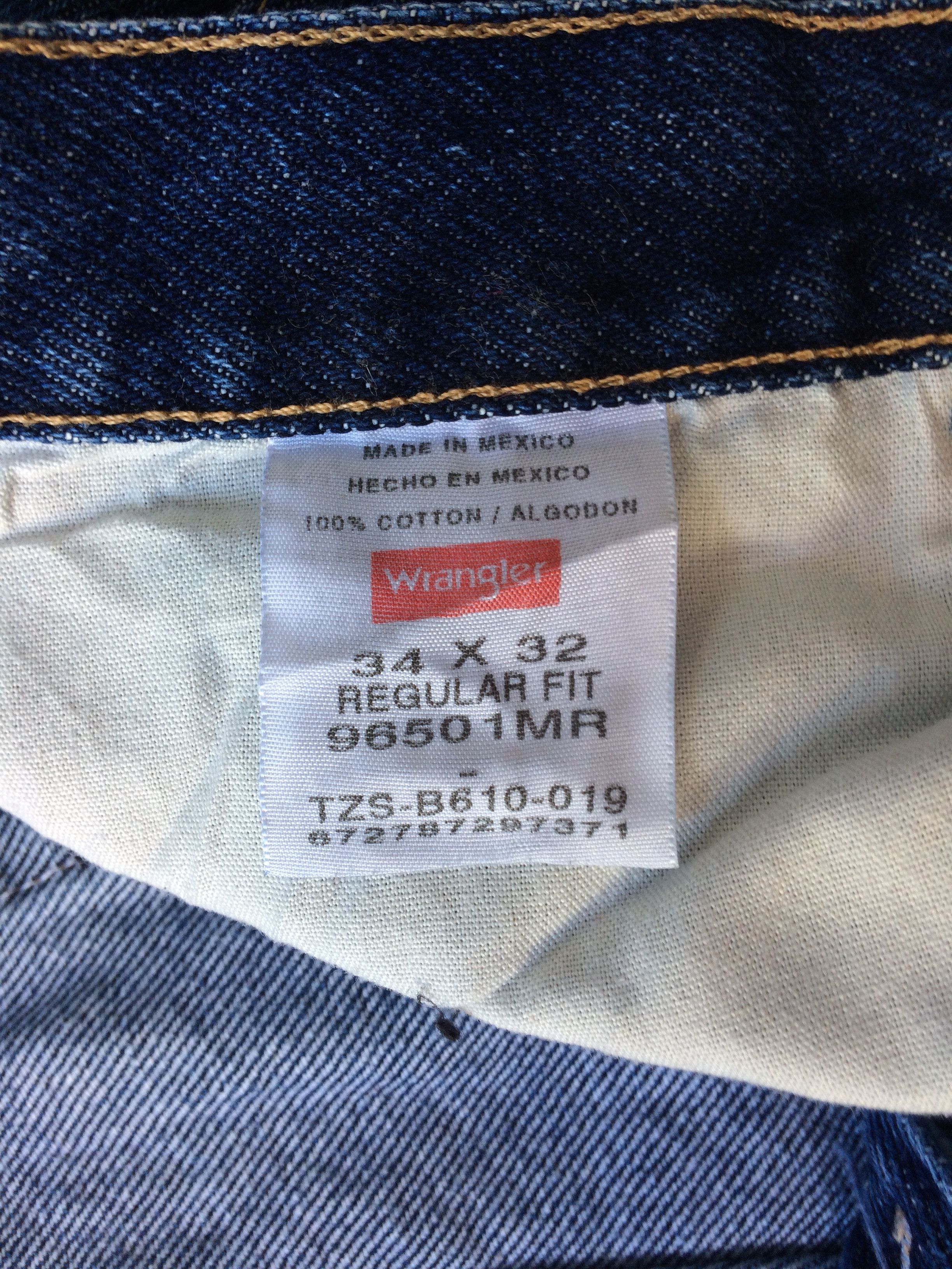 Wrangler Wrangler Western Distressed Jeans W32 L31 #B-821 Size US 32 / EU 48 - 8 Thumbnail