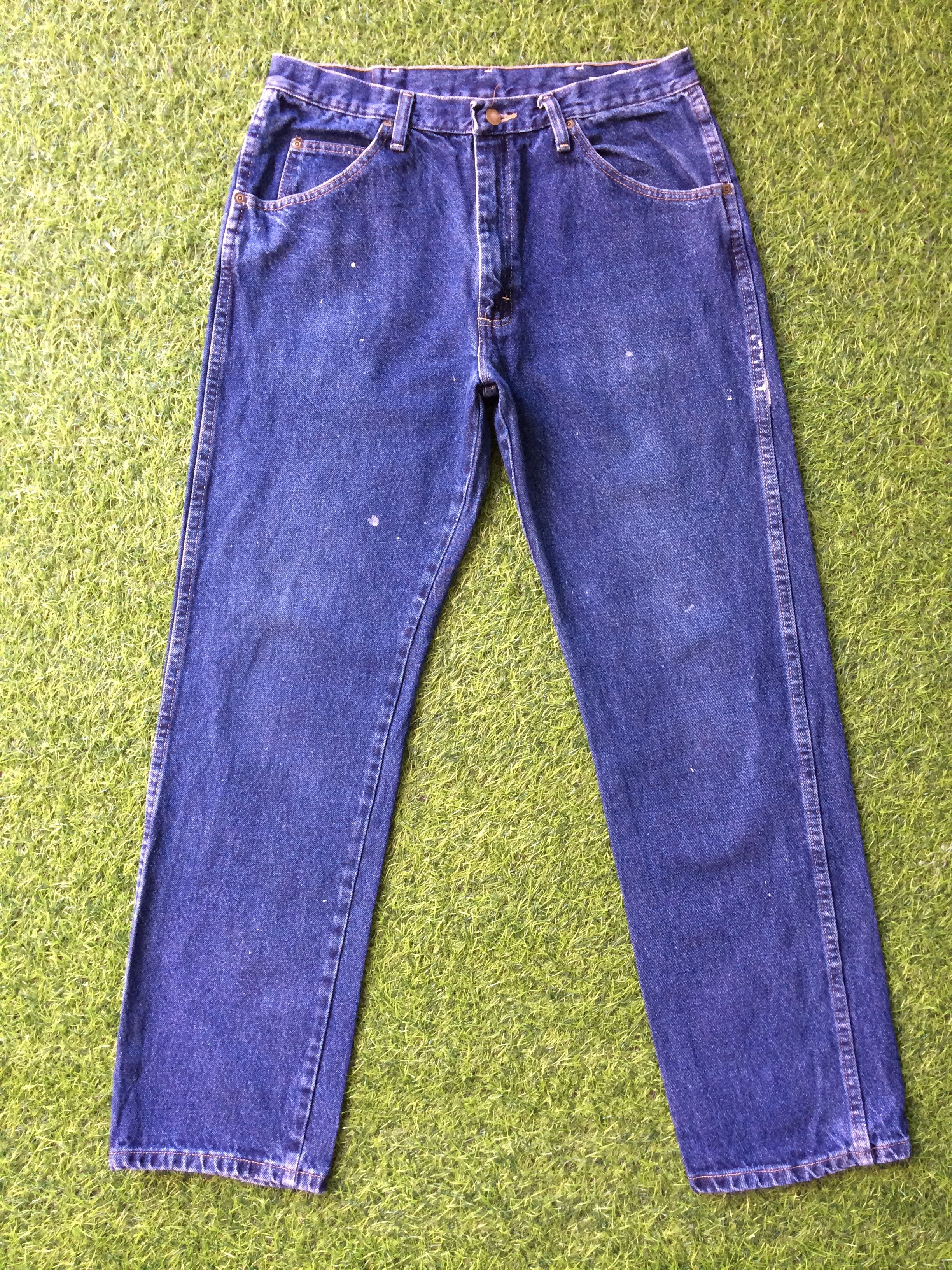 Wrangler Wrangler Western Distressed Jeans W32 L31 #B-821 Size US 32 / EU 48 - 6 Thumbnail