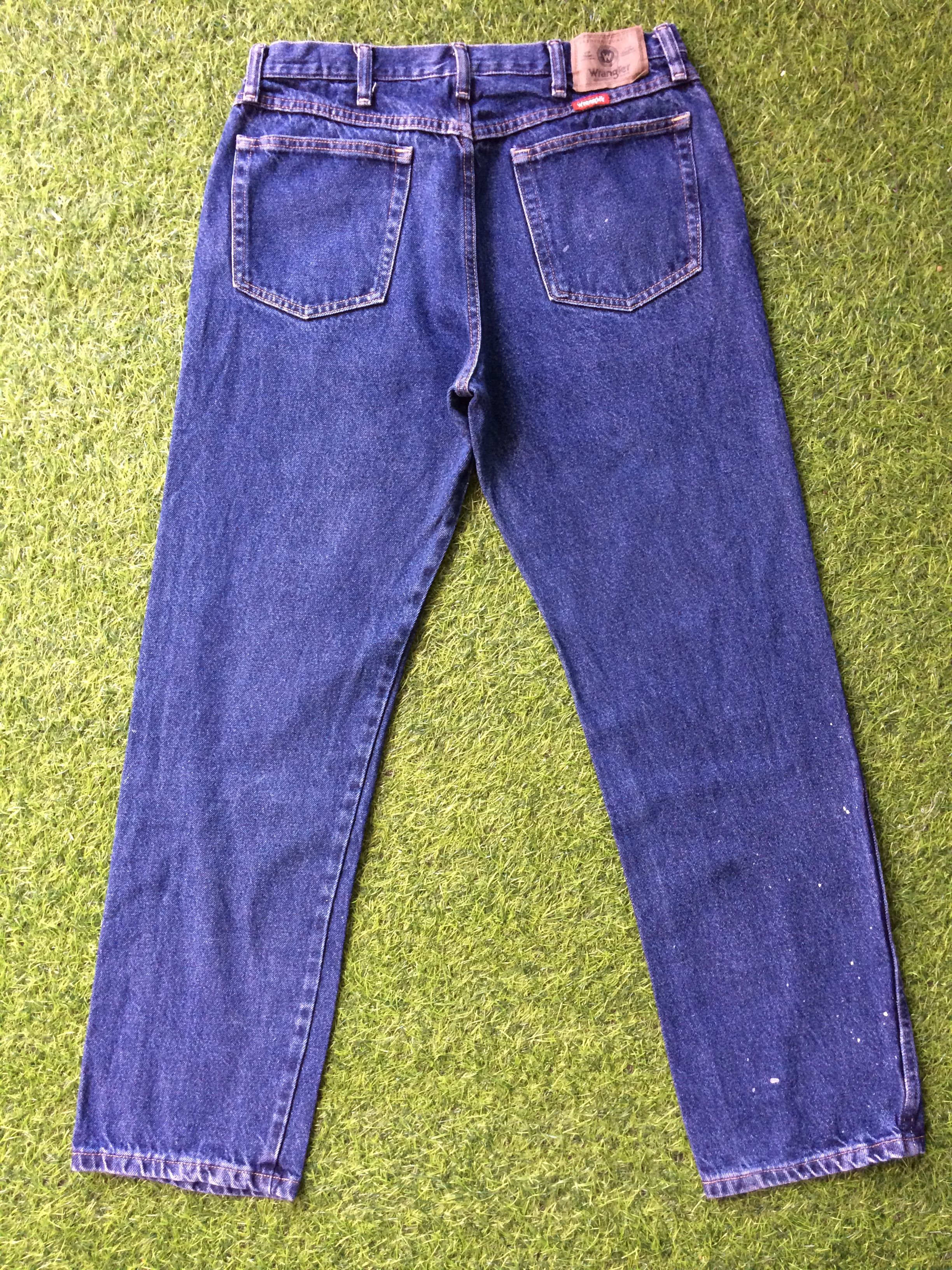 Wrangler Wrangler Western Distressed Jeans W32 L31 #B-821 Size US 32 / EU 48 - 2 Thumbnail