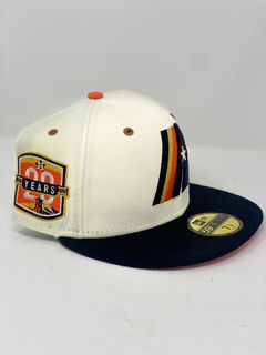 New Era Fitted Hat 7 1/4 MLB Club Houston Astros Exclusive Patch UV Grail