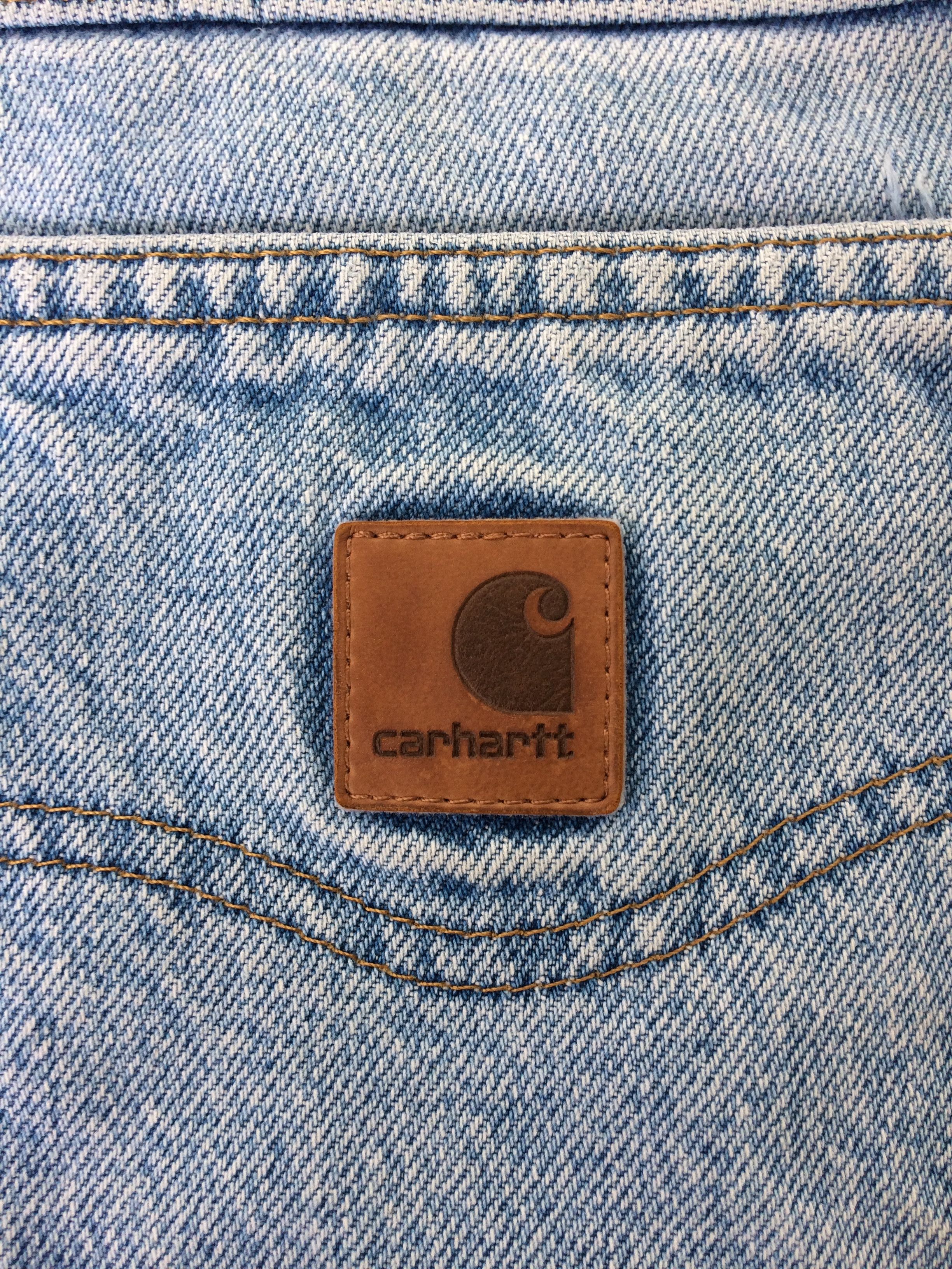 Distressed CARHARTT Jeans High Waisted Denim Workwear #B-331