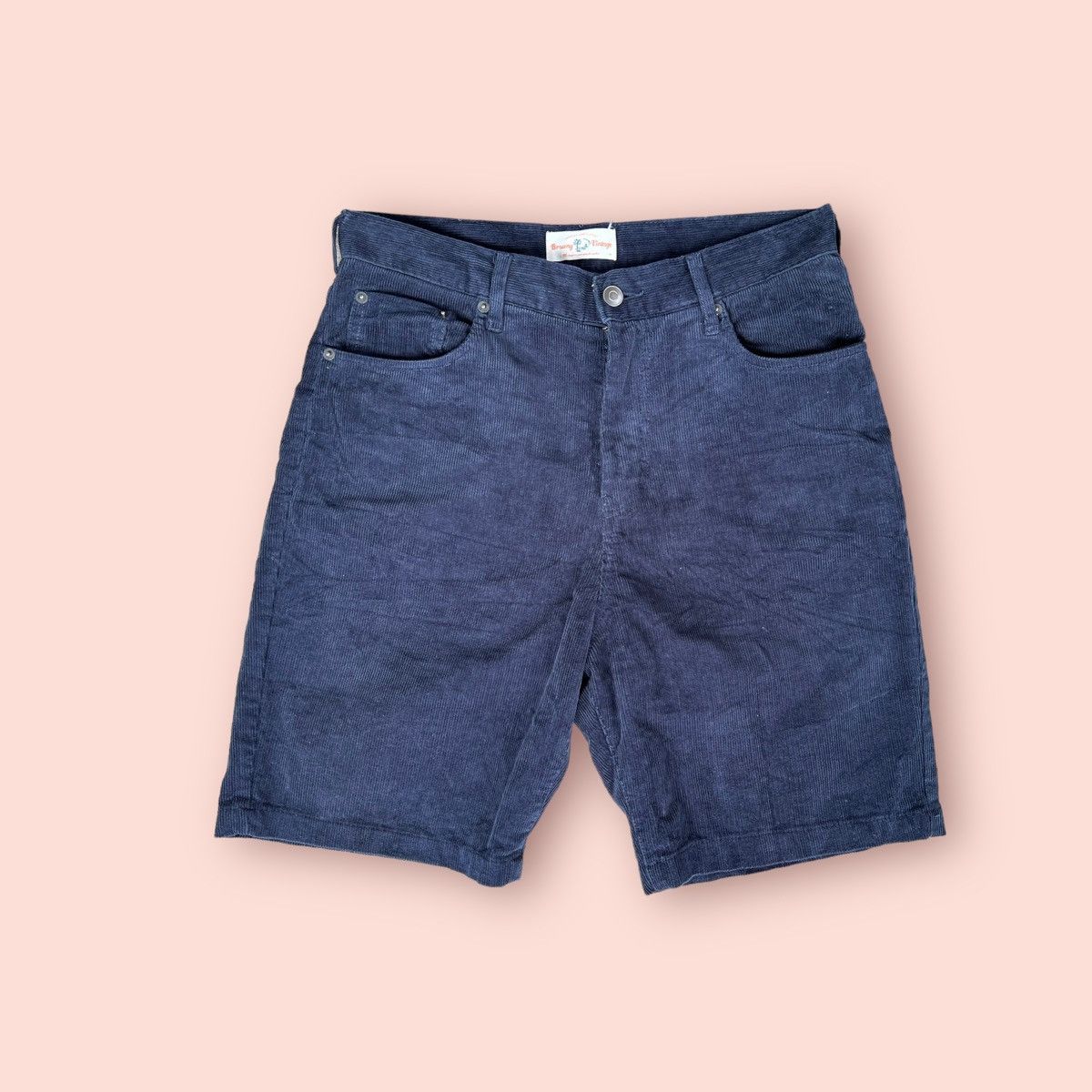 BROWNY VINTAGE HIGH WAIST CORDUROY SHORTS
