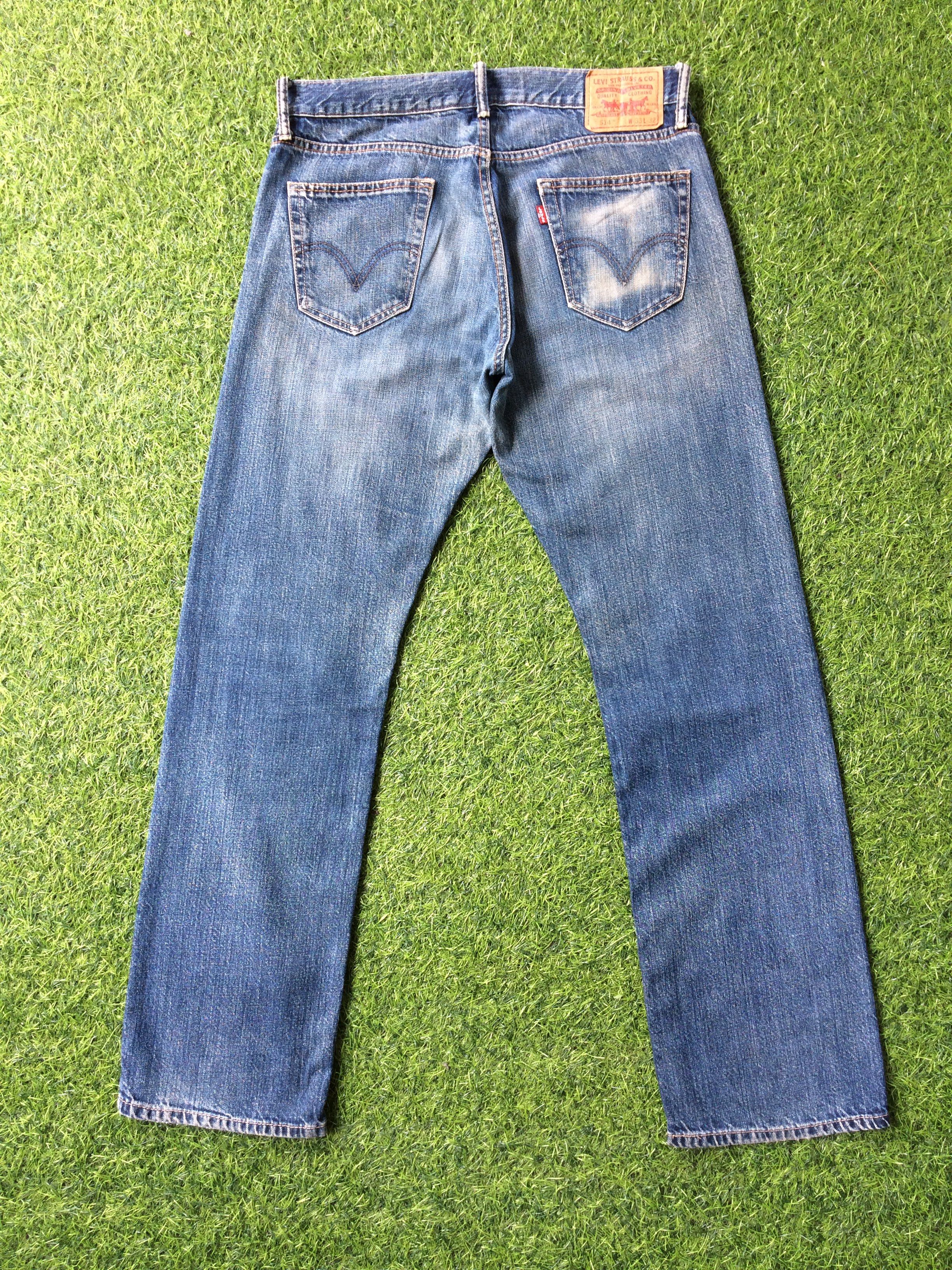 Levi's × Vintage Levis 514 Jeans Faded Slim Fit Straight Jeans W32 L32 #B-540 Size US 32 / EU 48 - 2 Thumbnail