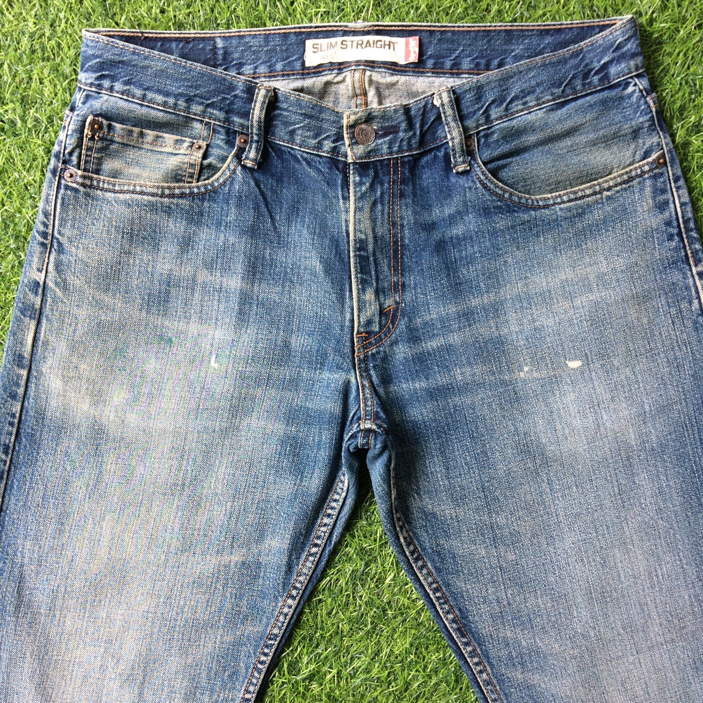 Levi's × Vintage Levis 514 Jeans Faded Slim Fit Straight Jeans W32 L32 #B-540 Size US 32 / EU 48 - 3 Thumbnail