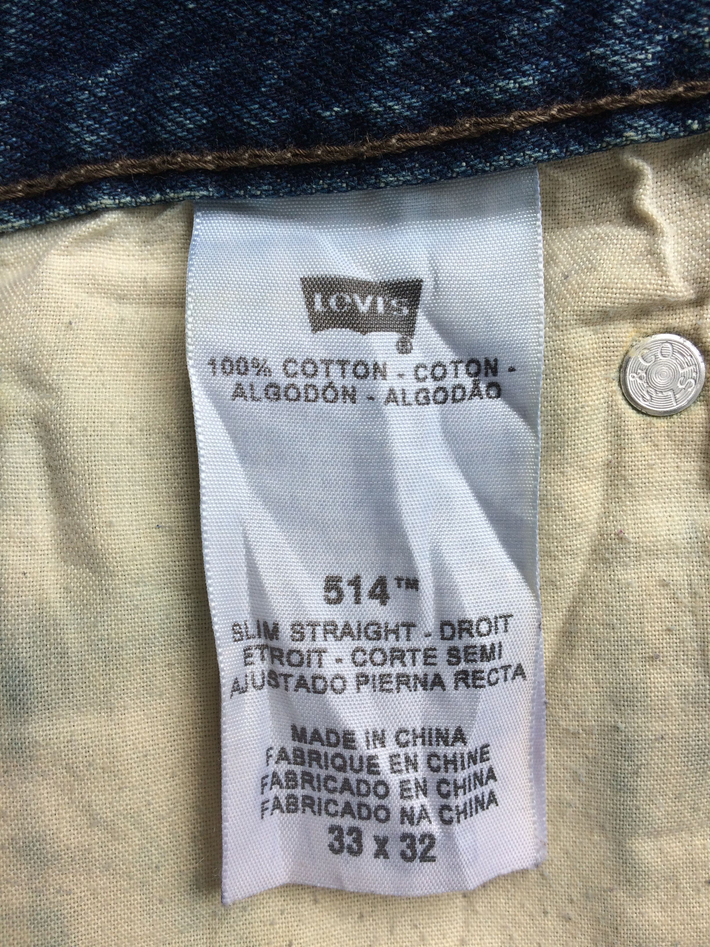 Levi's × Vintage Levis 514 Jeans Faded Slim Fit Straight Jeans W32 L32 #B-540 Size US 32 / EU 48 - 10 Thumbnail